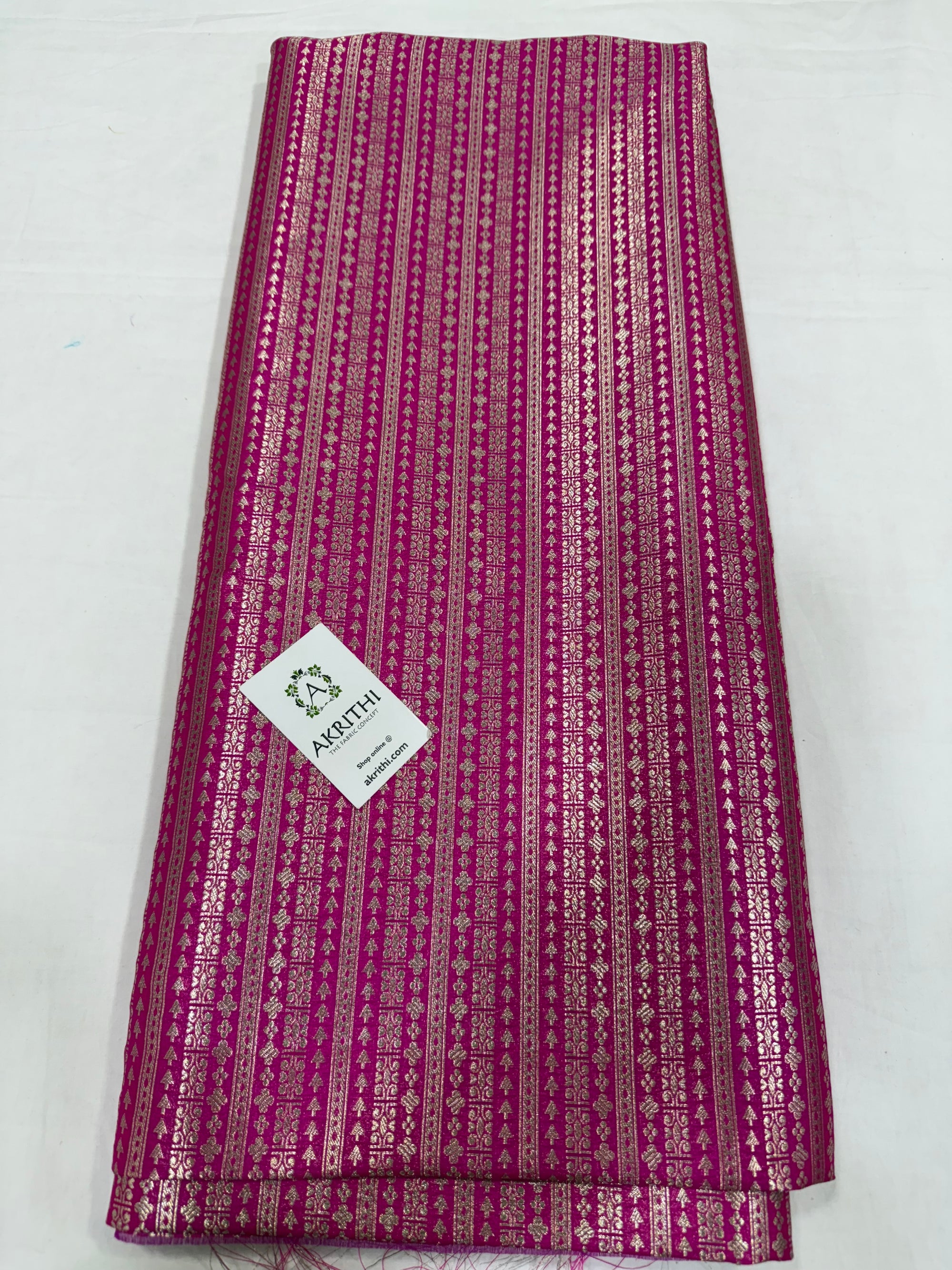 Pure Banarasi brocade fabric