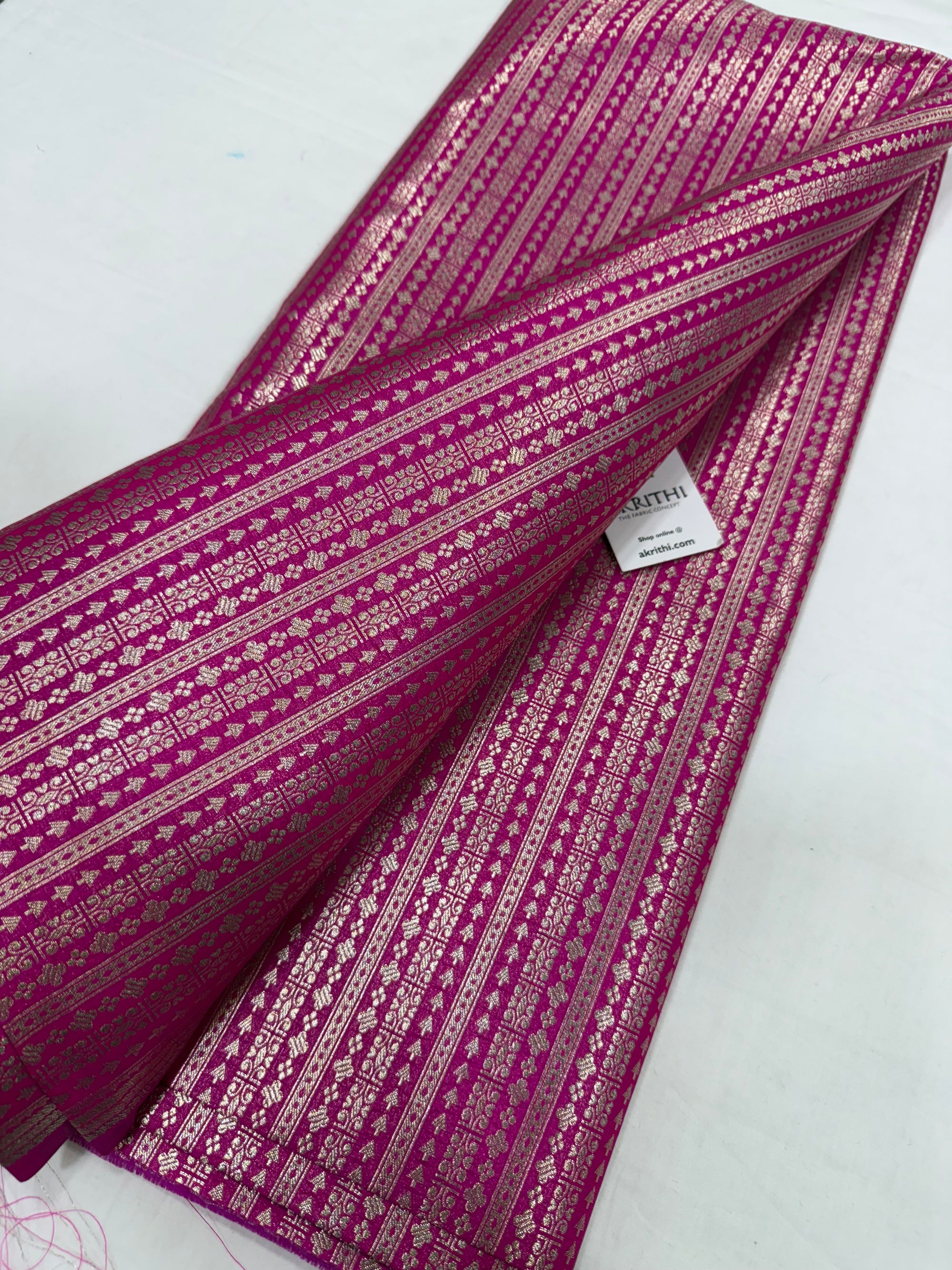 Pure Banarasi brocade fabric