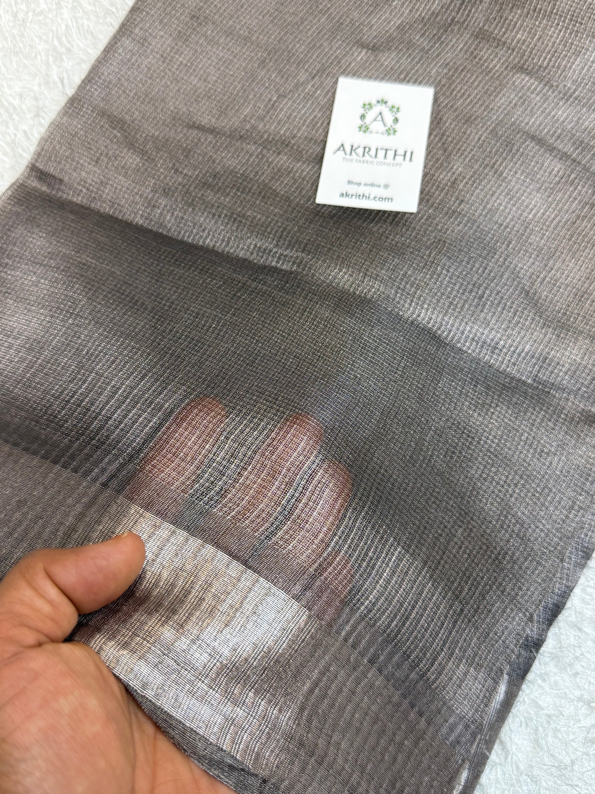 Pure silk tissue saree