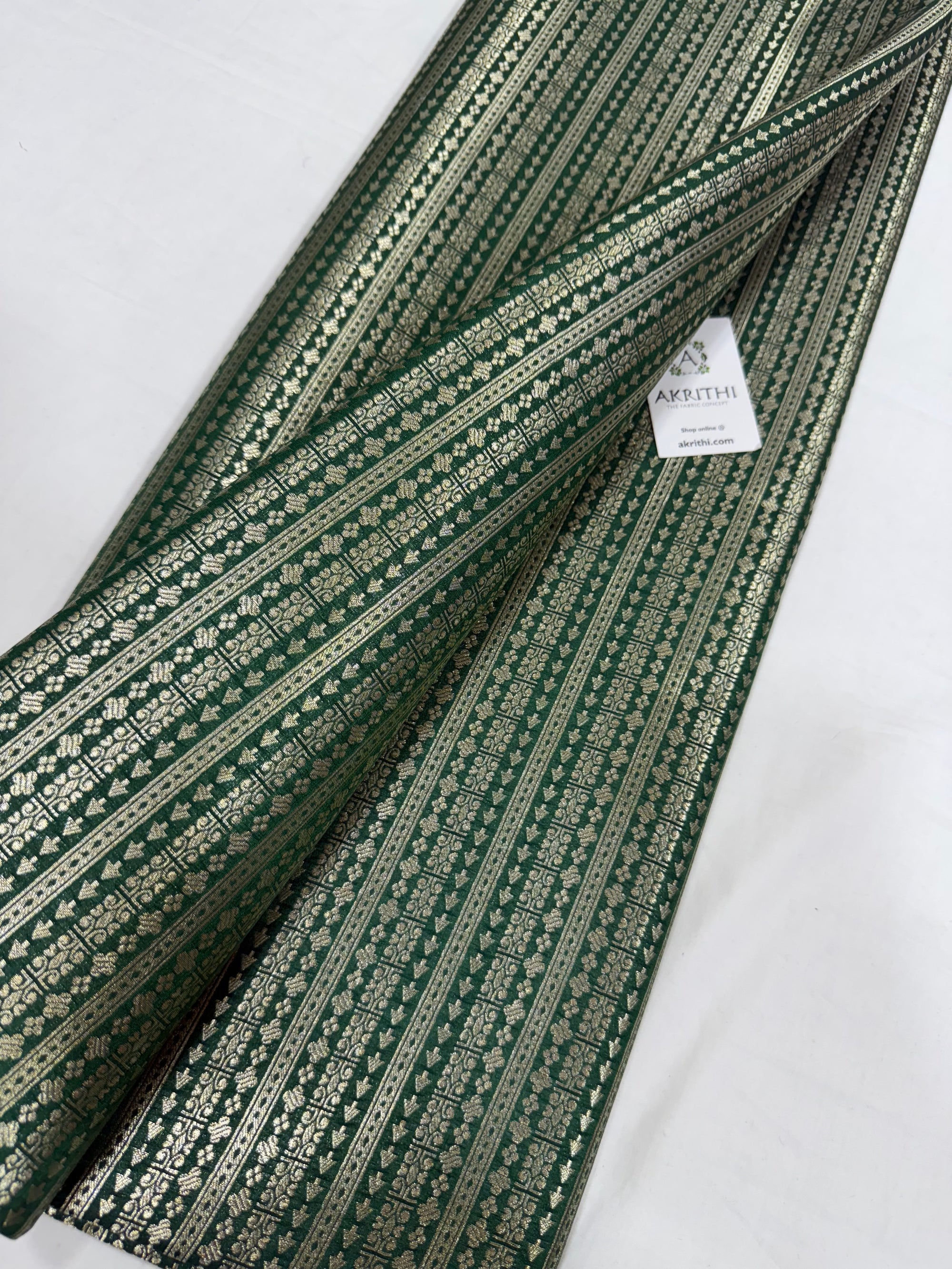 Pure Banarasi brocade fabric
