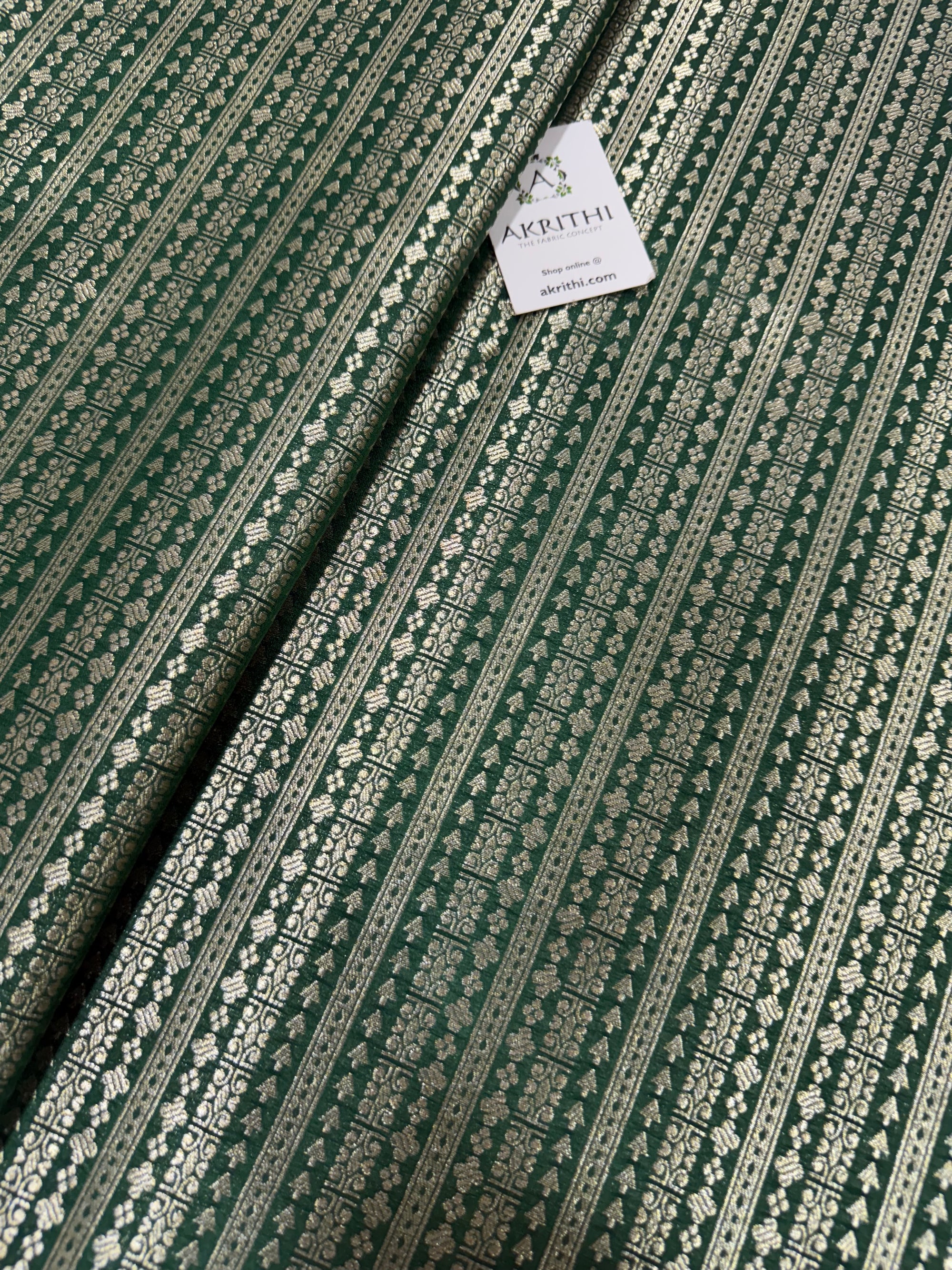 Pure Banarasi brocade fabric