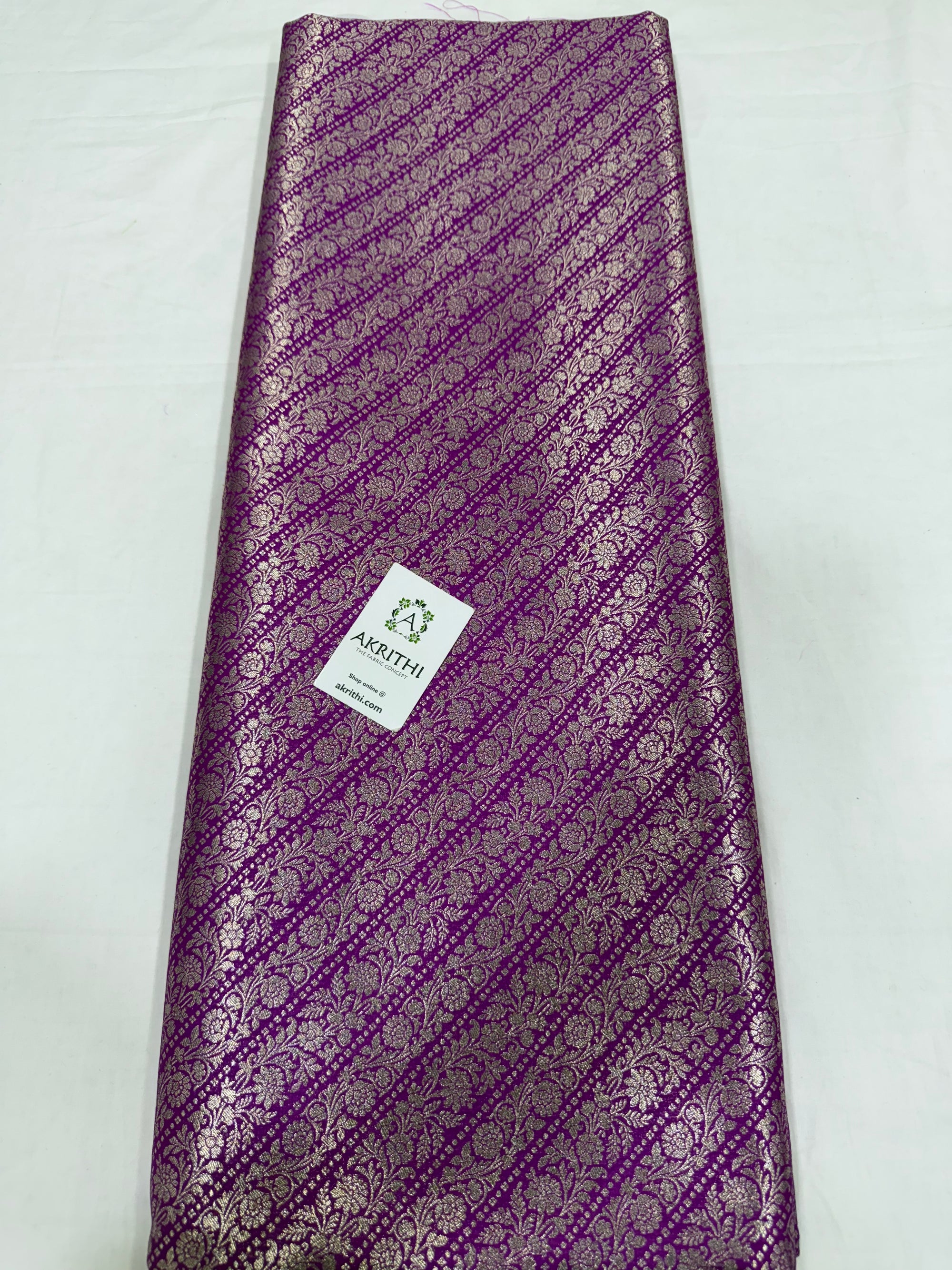 Pure Banarasi brocade fabric