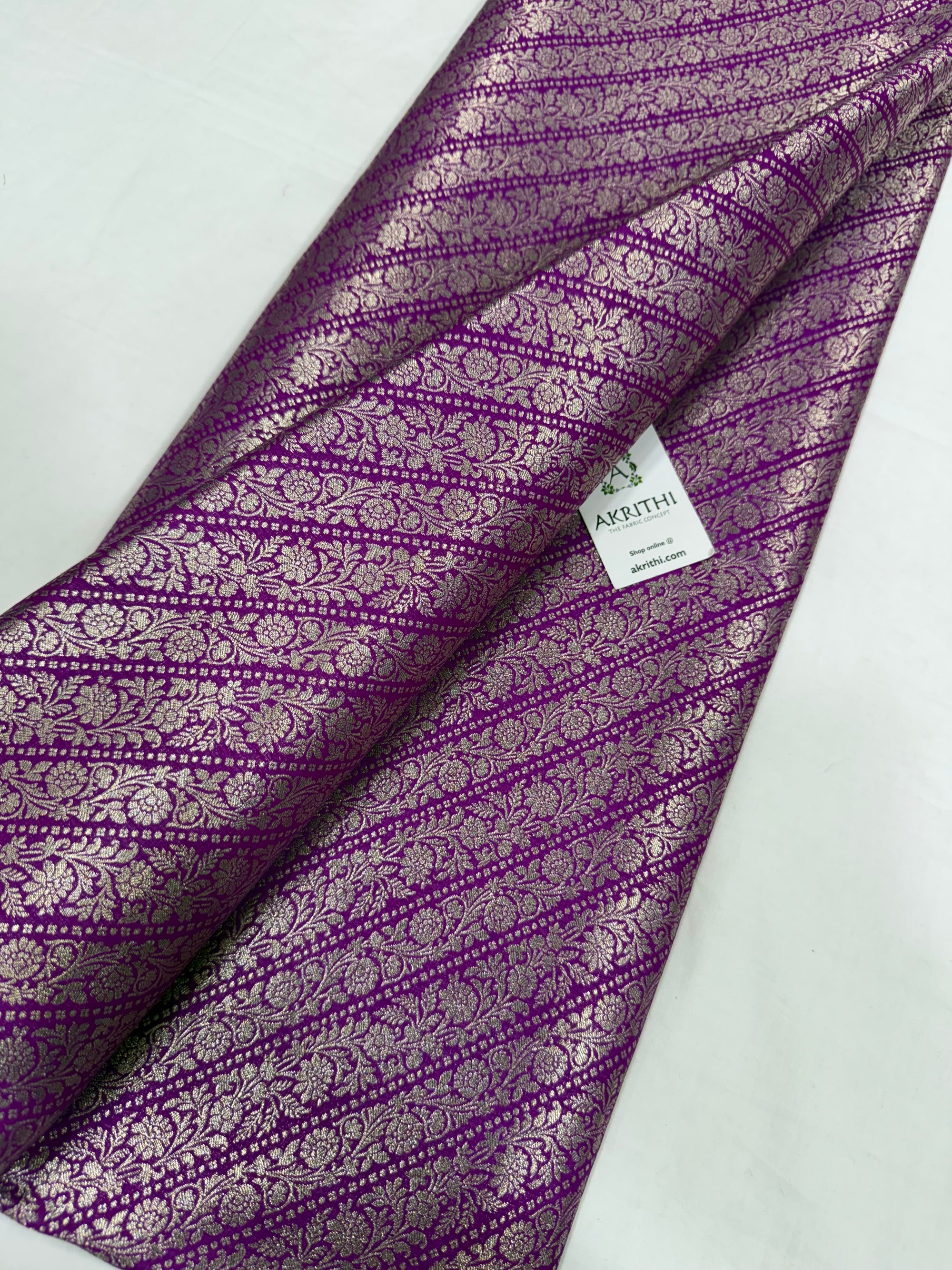 Pure Banarasi brocade fabric