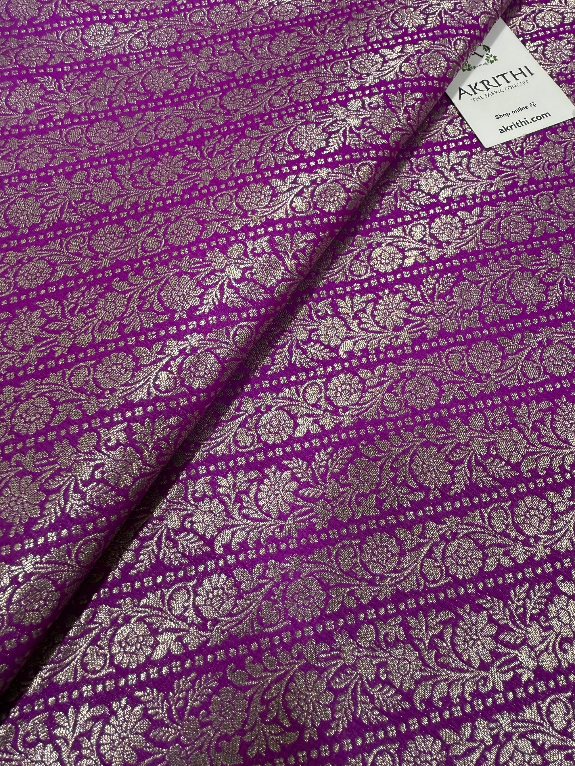 Pure Banarasi brocade fabric