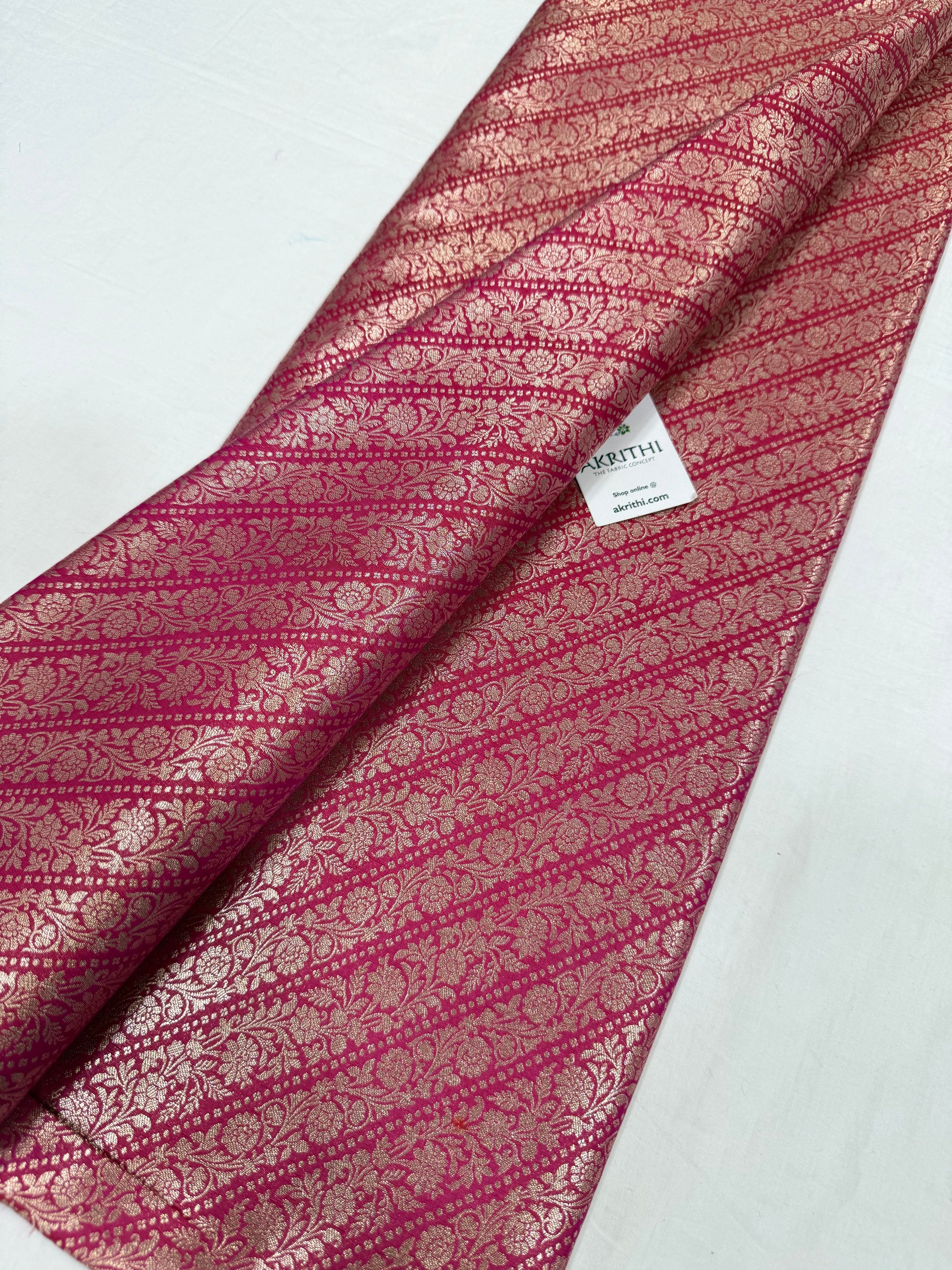 Pure Banarasi brocade fabric