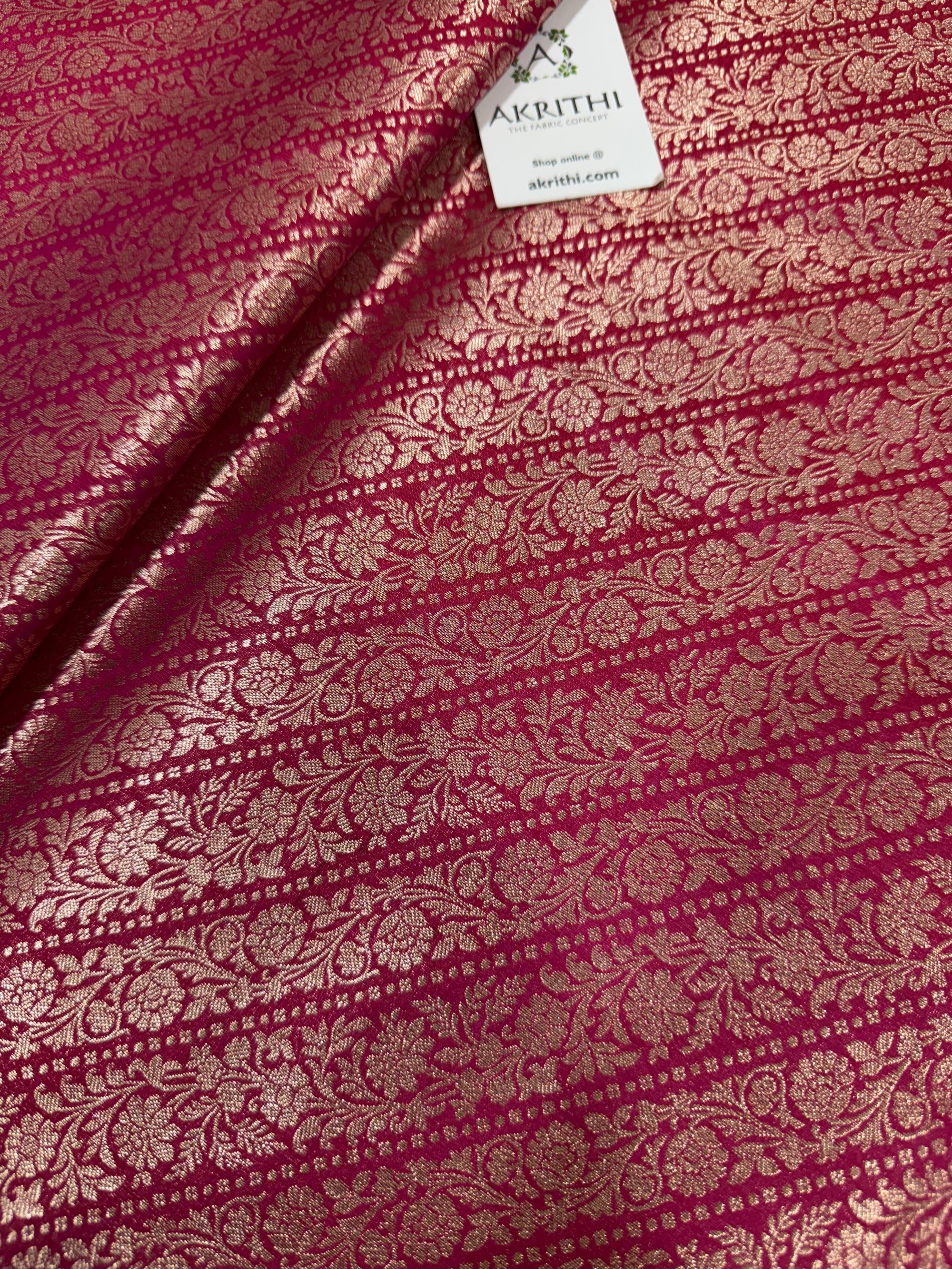 Pure Banarasi brocade fabric