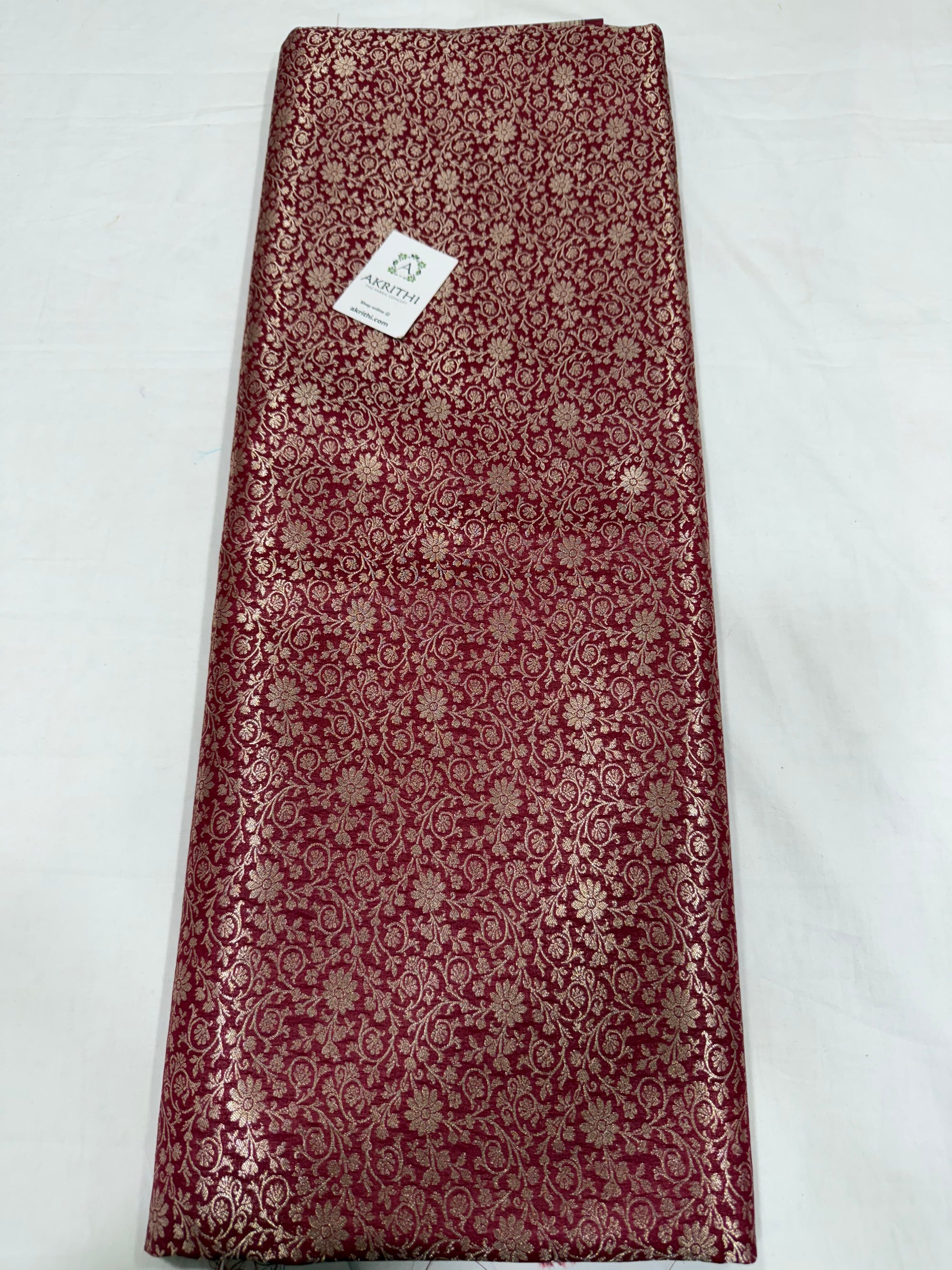 Pure Banarasi brocade fabric