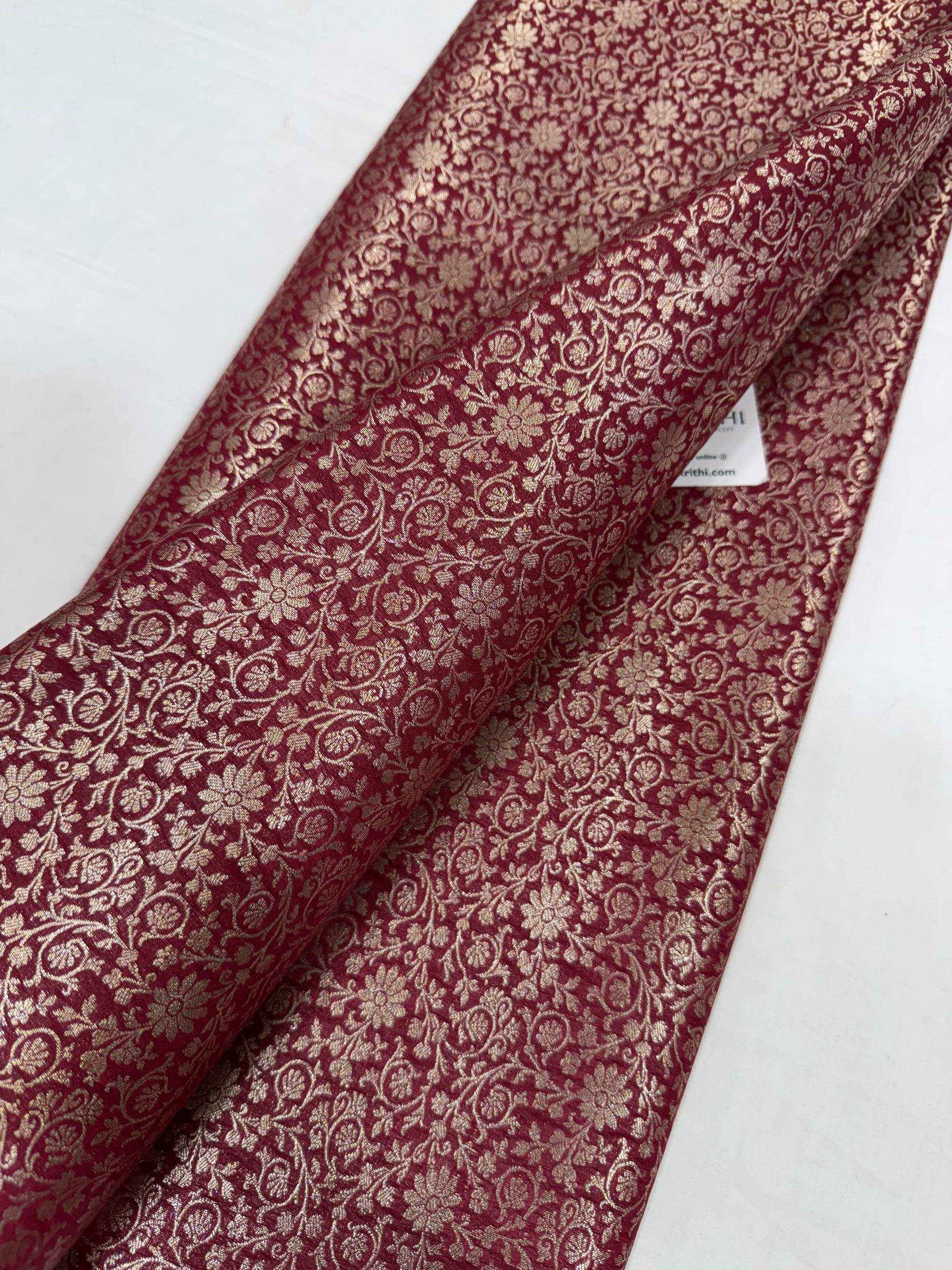 Pure Banarasi brocade fabric