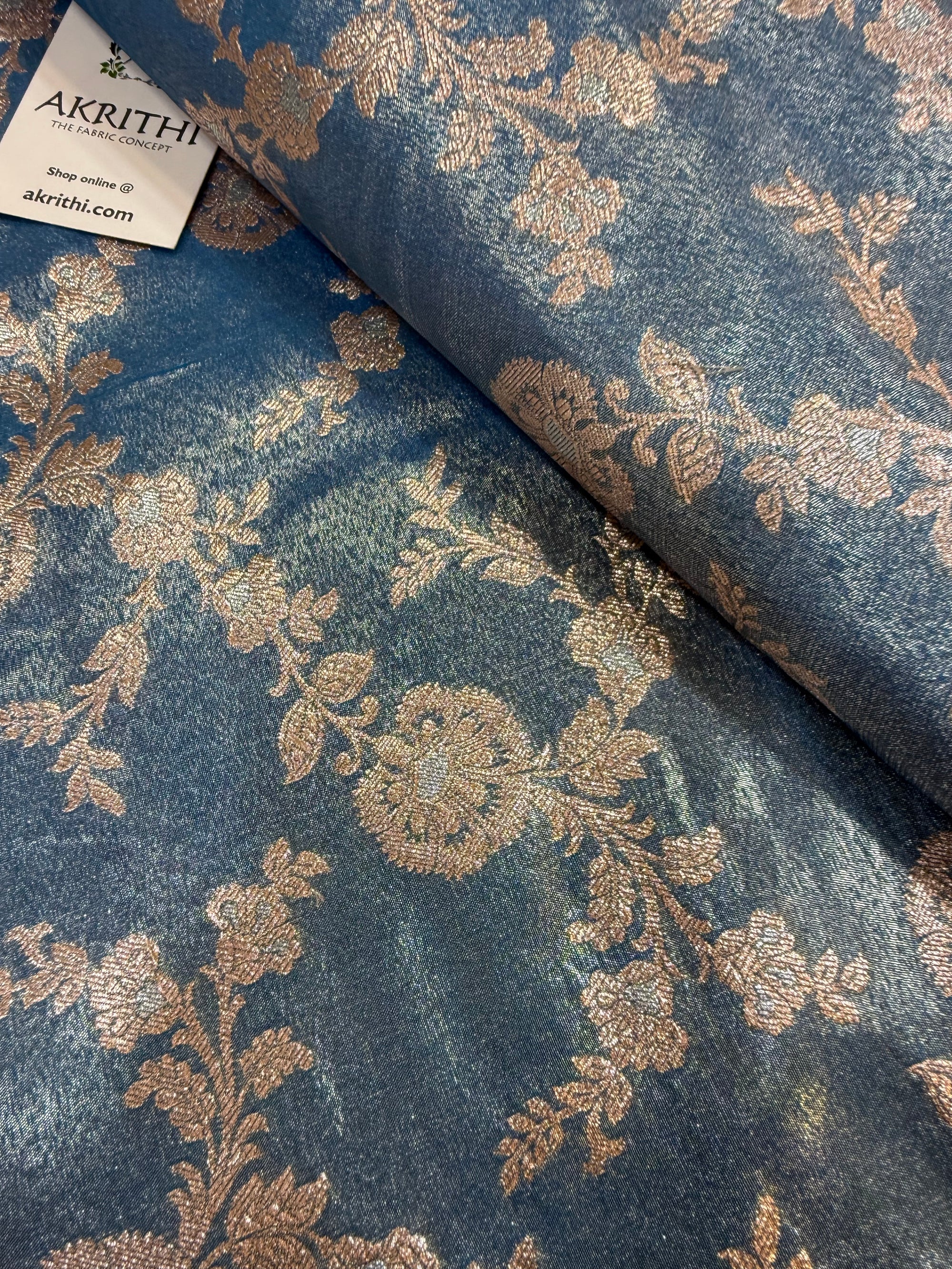 Pure Banarasi tissue fabric
