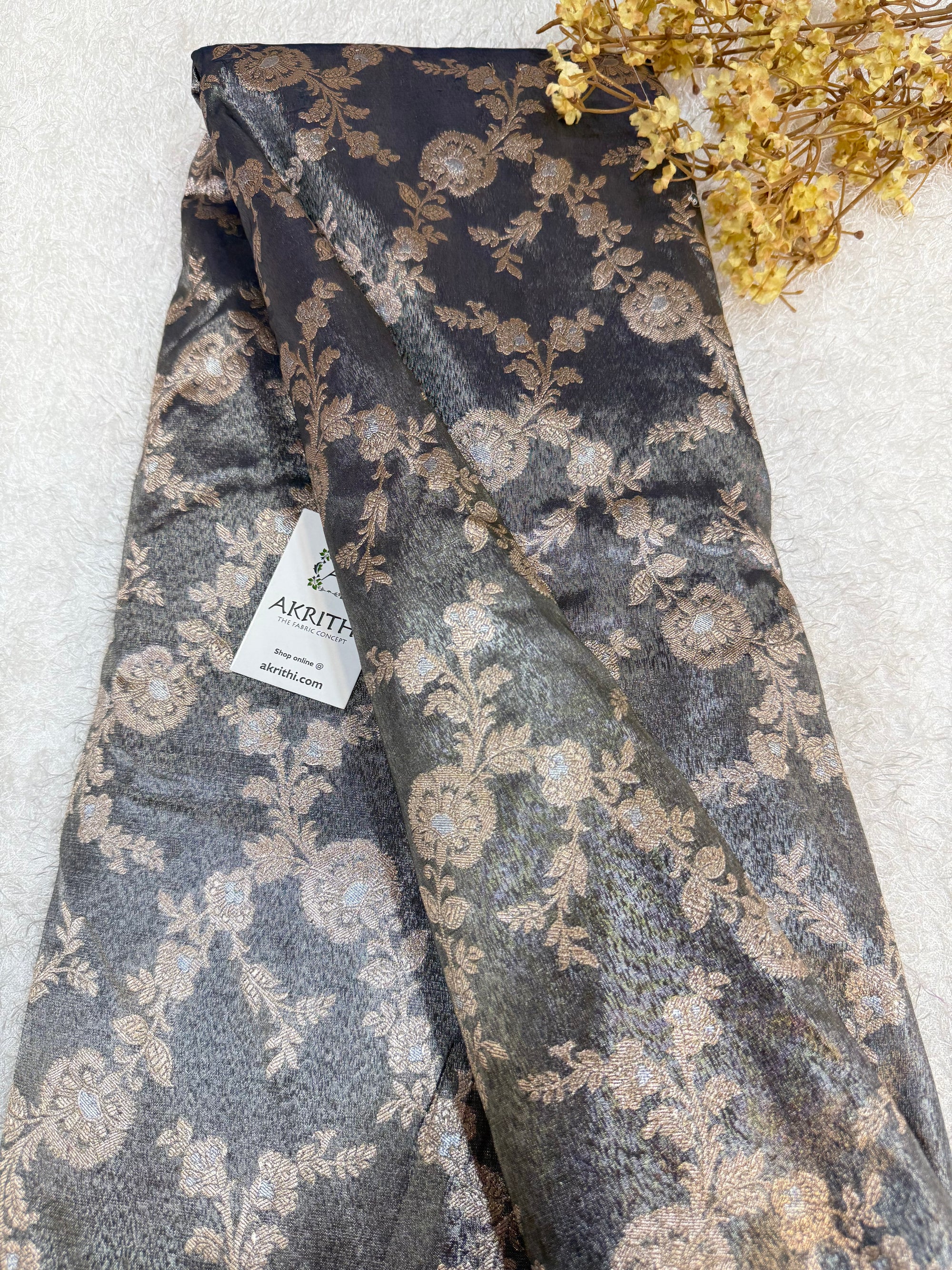 Pure Banarasi tissue fabric
