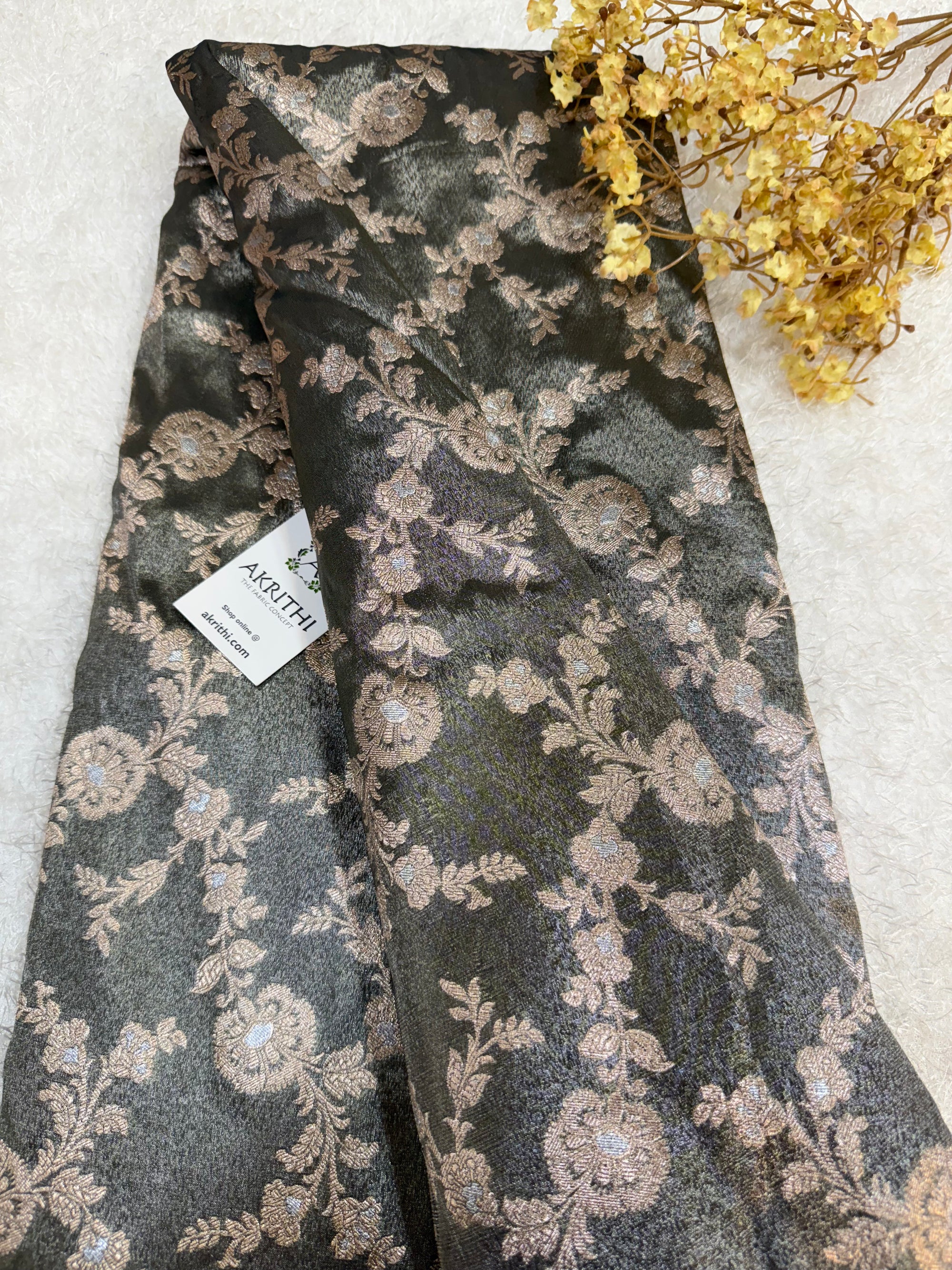 Pure Banarasi tissue fabric