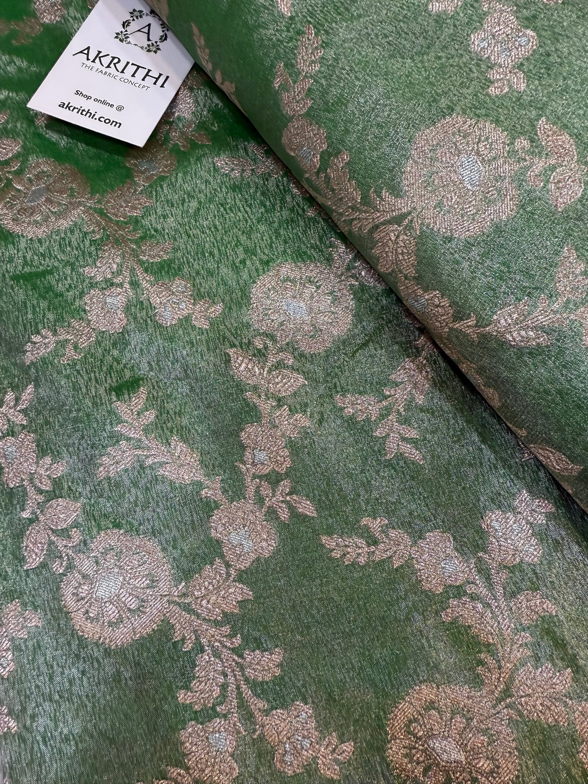 Pure Banarasi tissue fabric