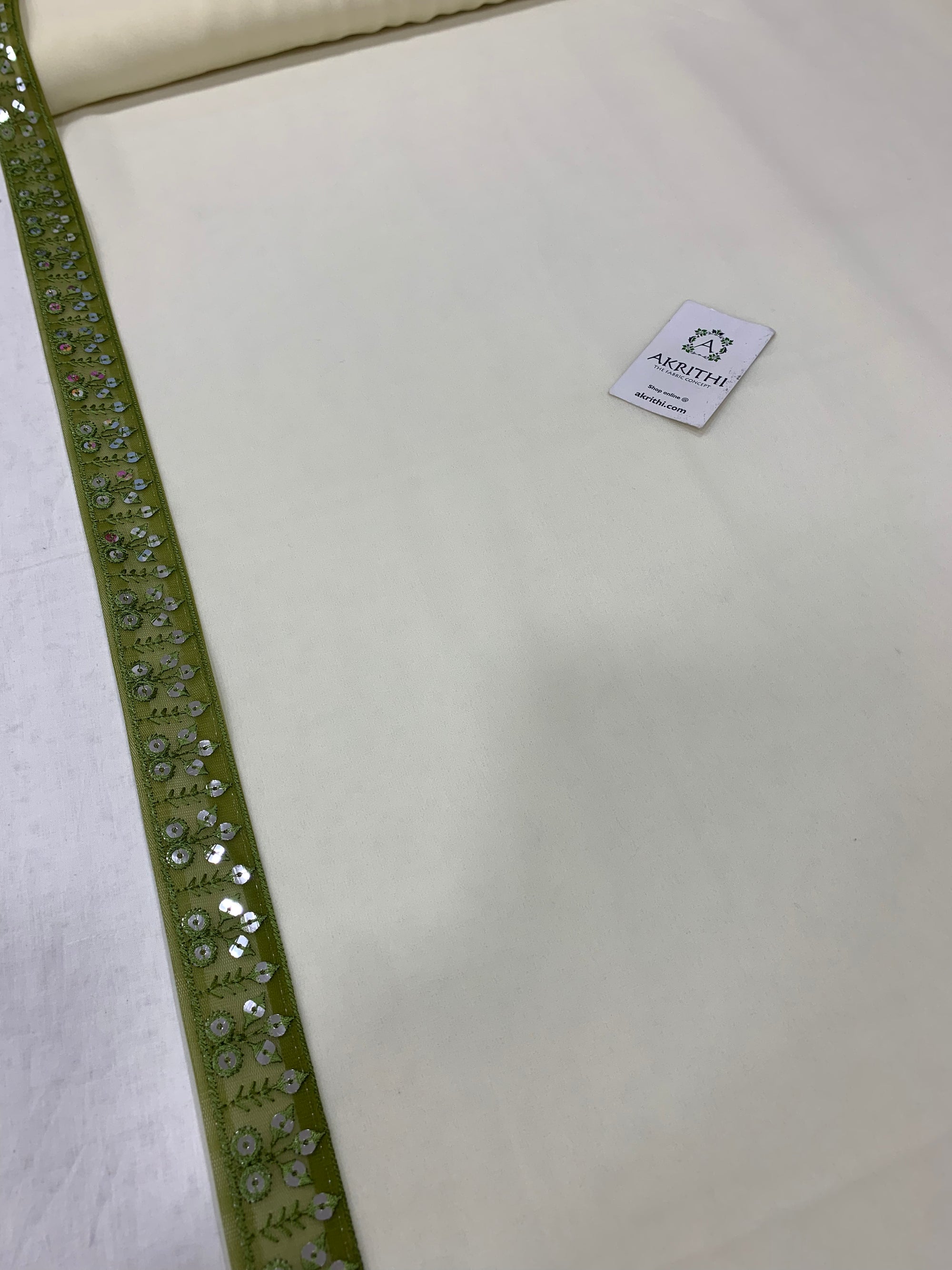 Georgette saree with lace