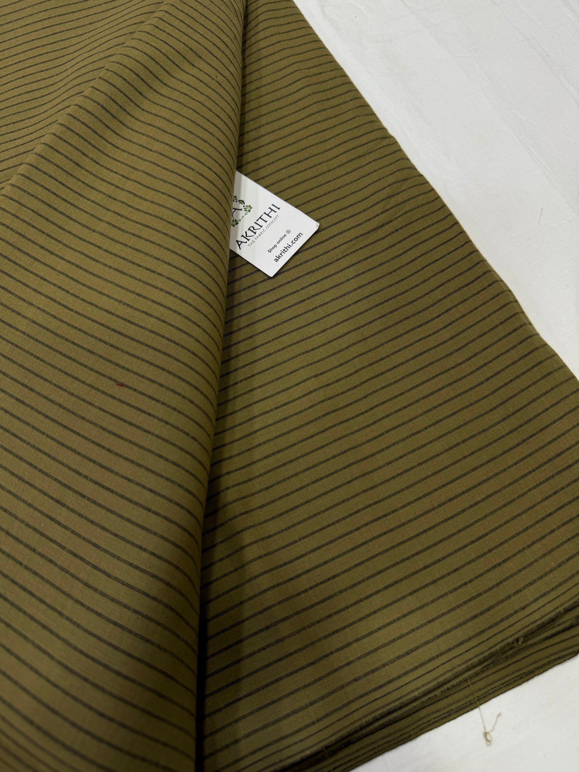 Handloom Woven pure cotton fabric 90 CM CUT