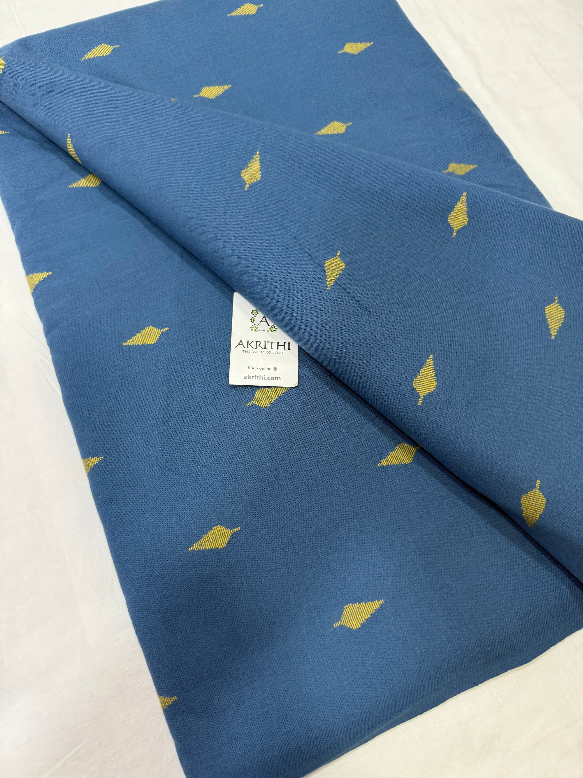Handloom Woven pure cotton fabric
