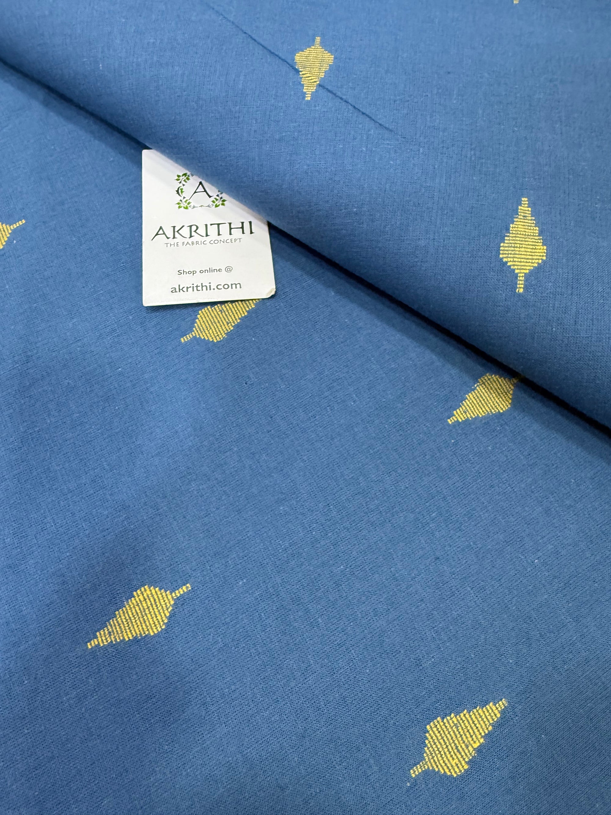 Handloom Woven pure cotton fabric