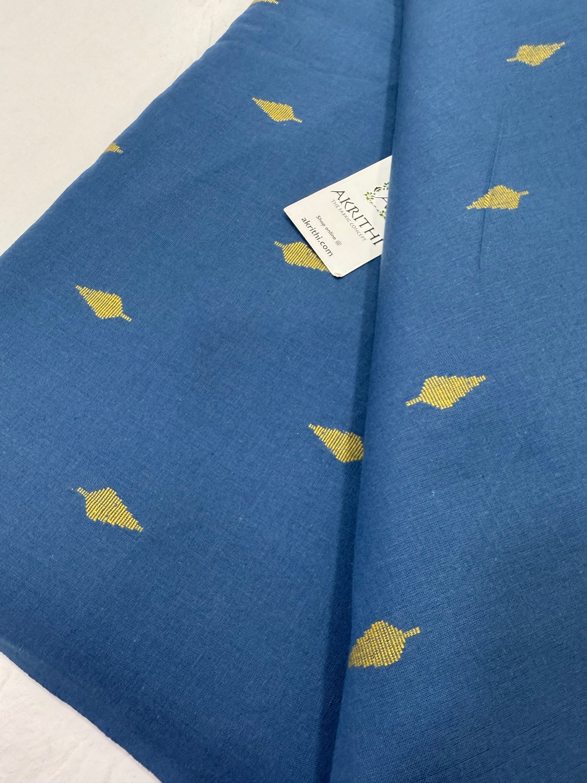 Handloom Woven pure cotton fabric