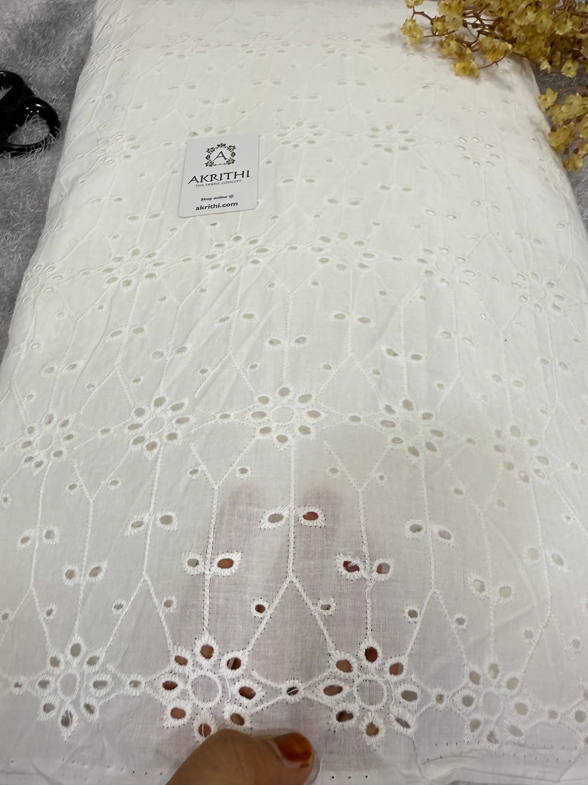 Dyeable Hakoba pure cotton fabric