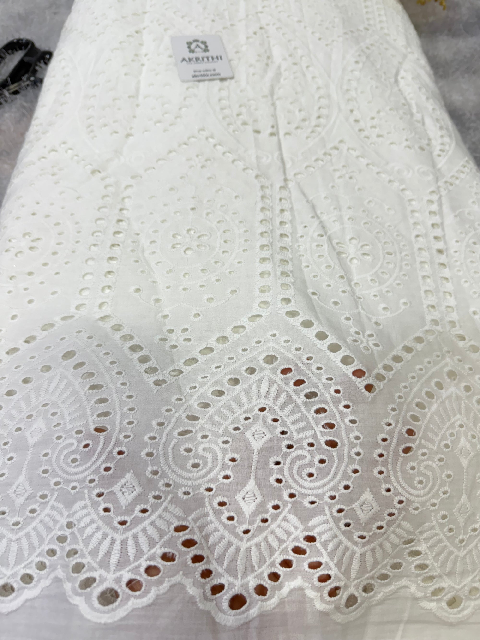 Dyeable Hakoba pure cotton fabric