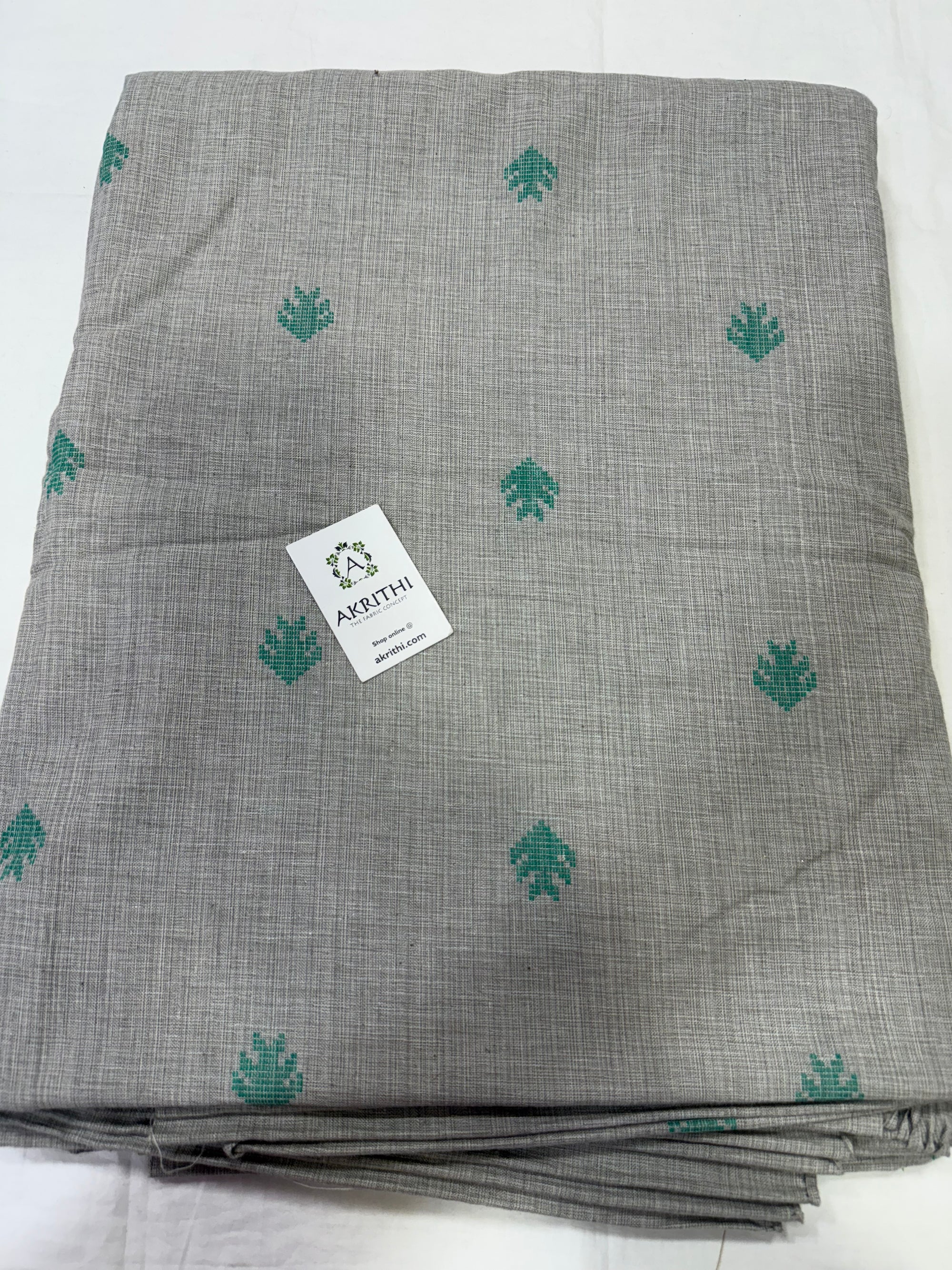 Handloom Woven pure cotton fabric