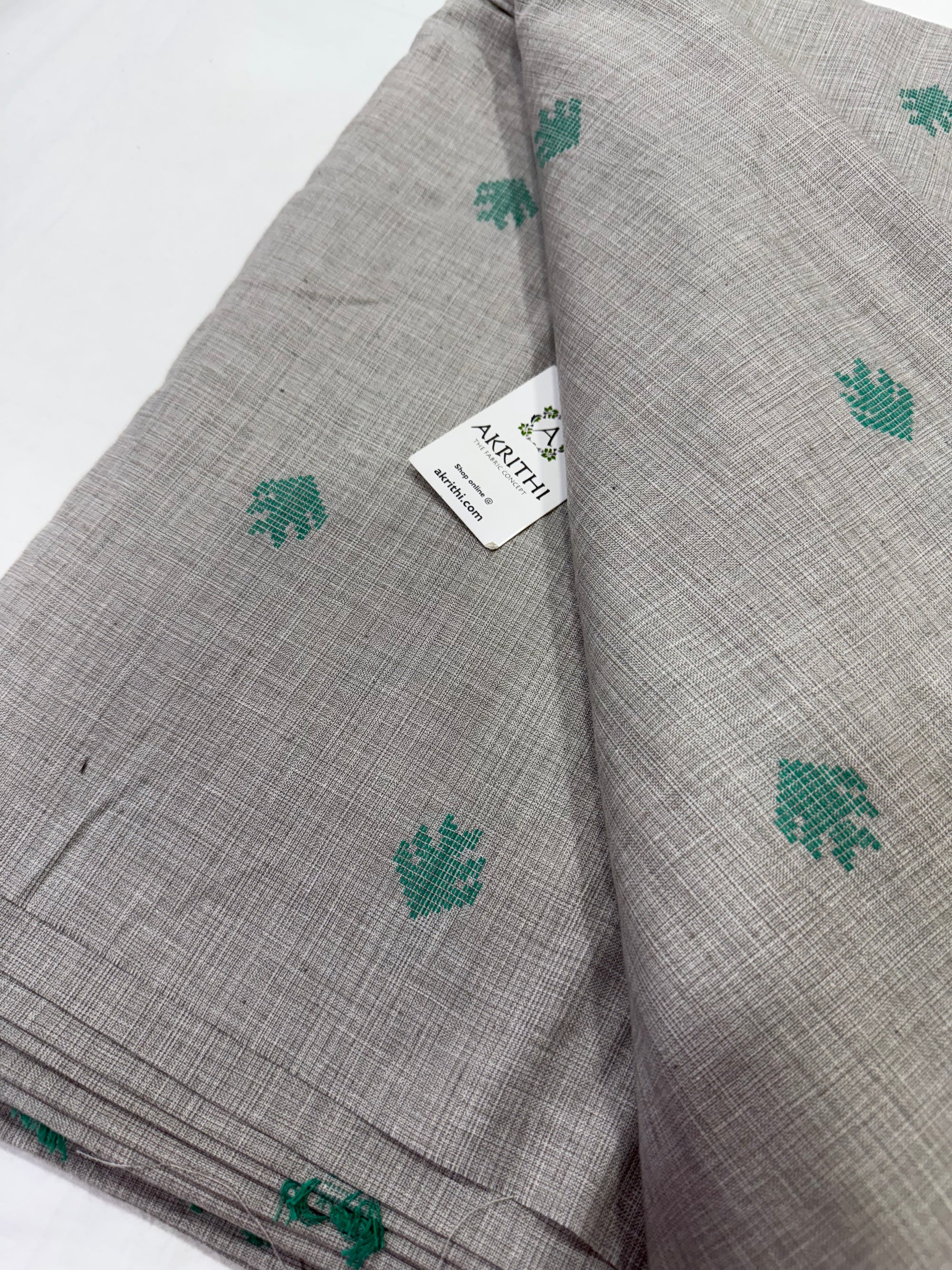 Handloom Woven pure cotton fabric