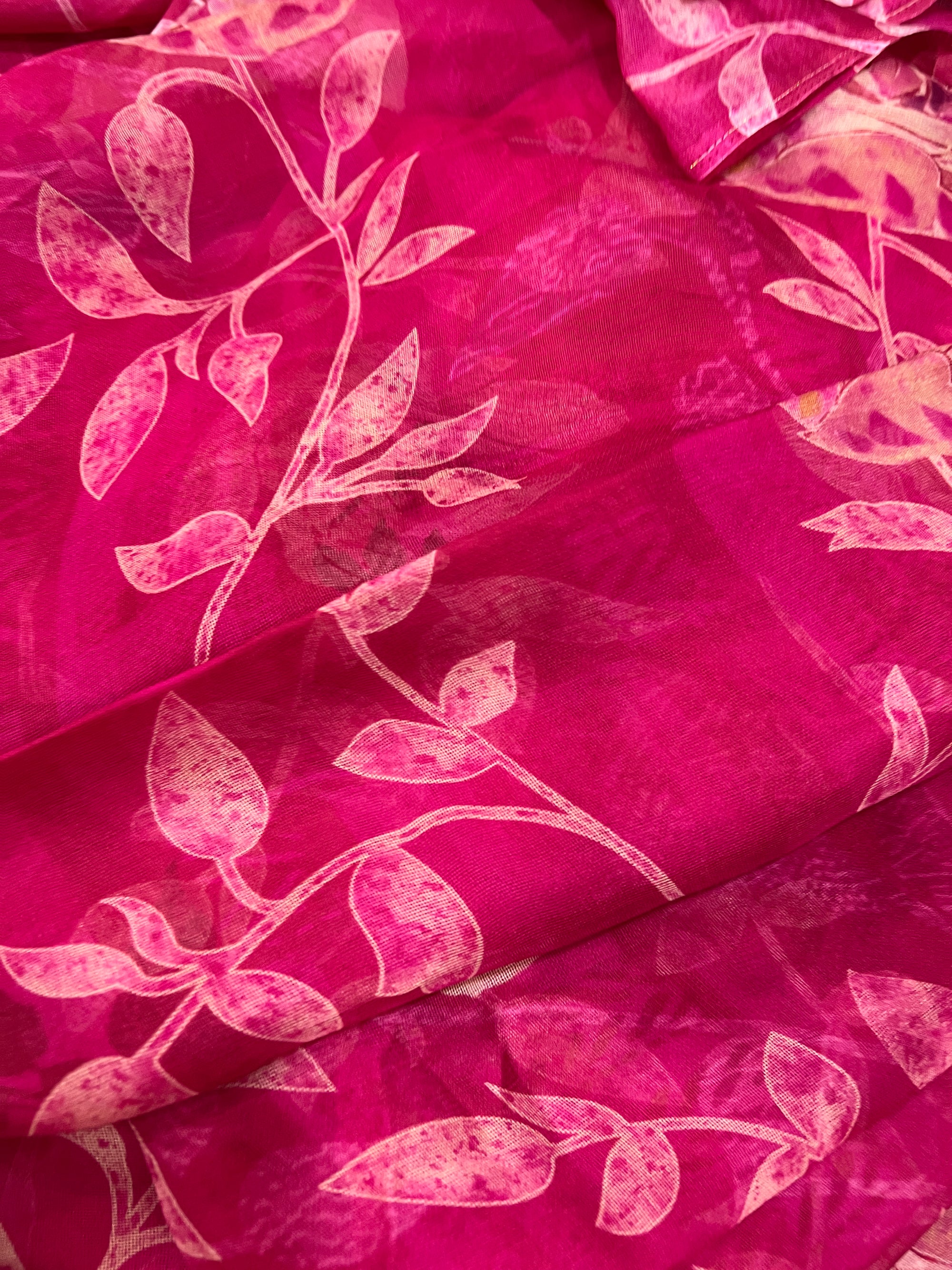 Printed viscose fabric