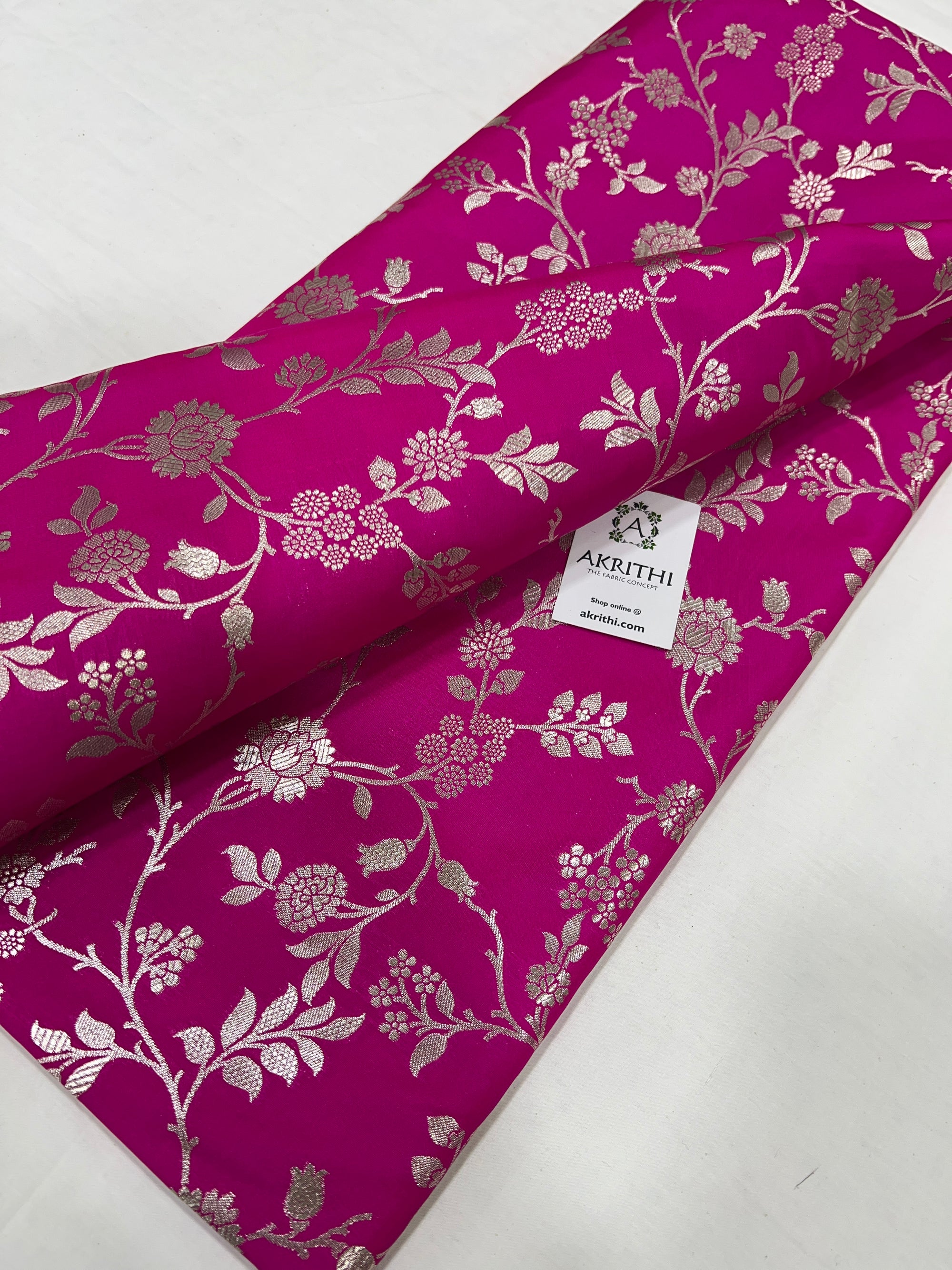 Handloom Banarasi brocade fabric
