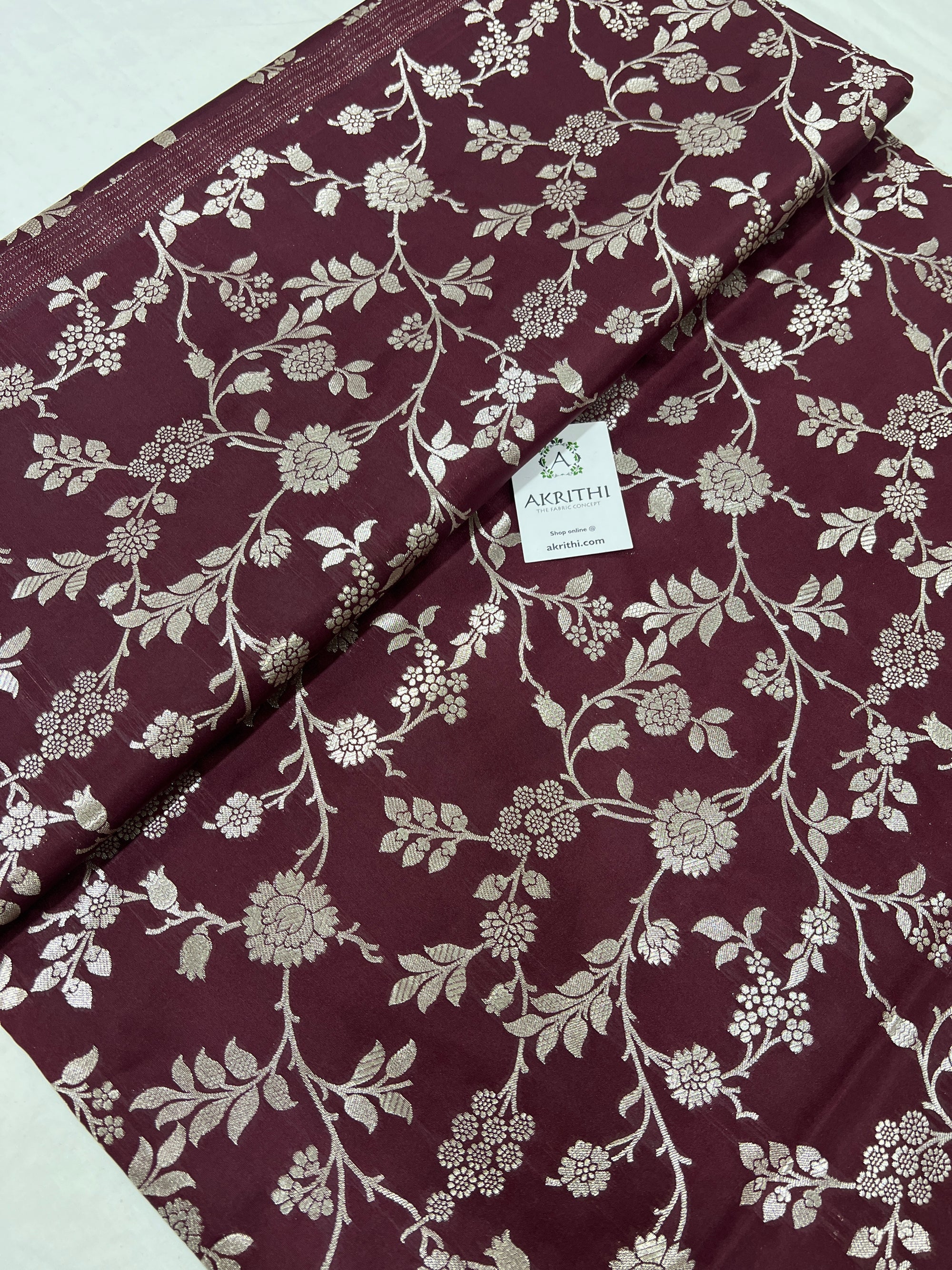 Handloom Banarasi brocade fabric