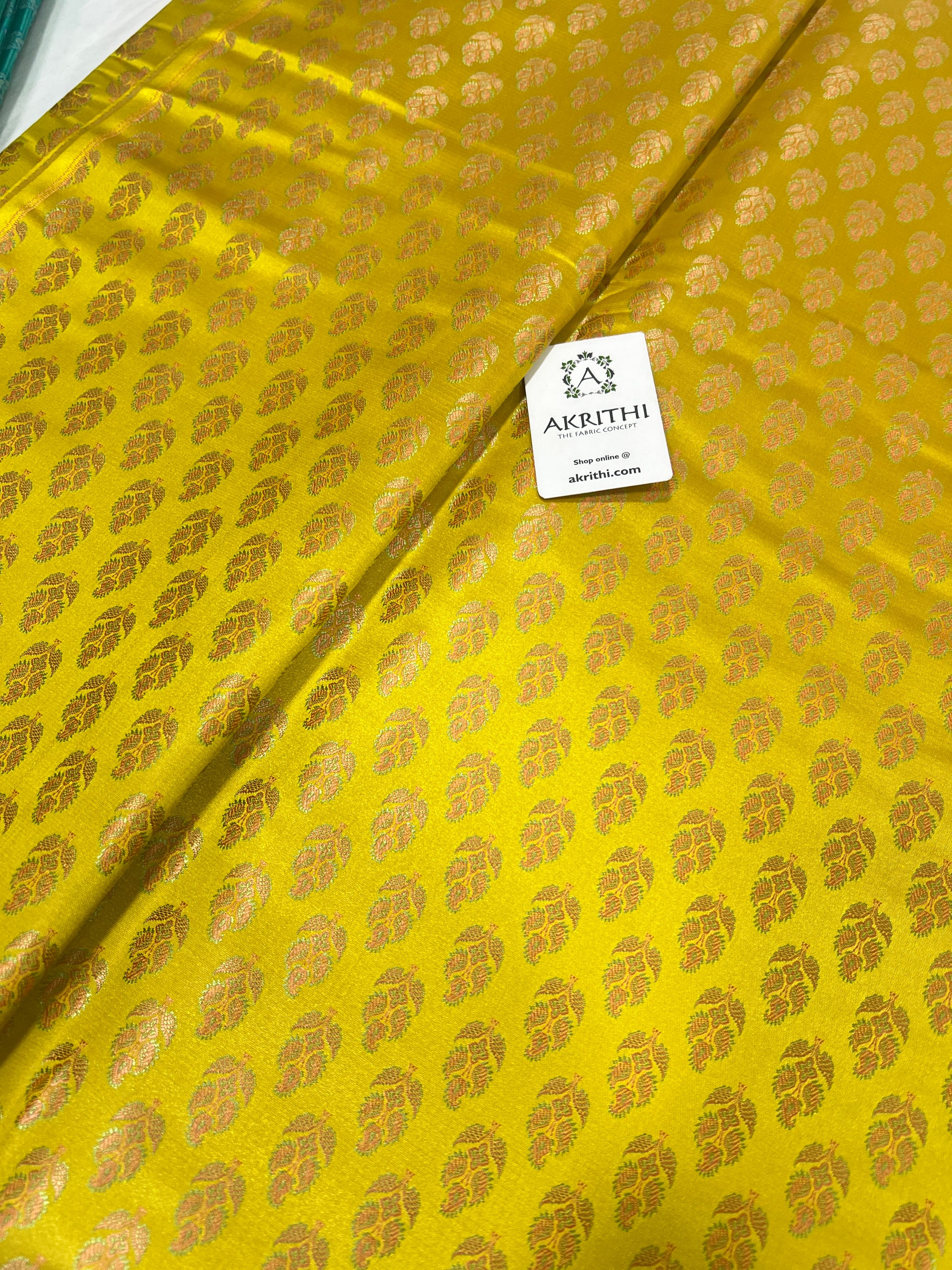 Pure Banarasi resham brocade fabric