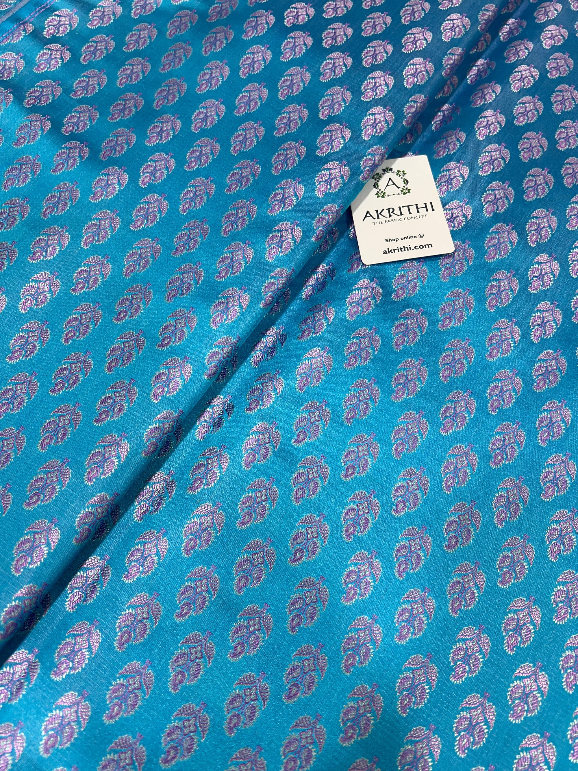 Pure Banarasi resham brocade fabric