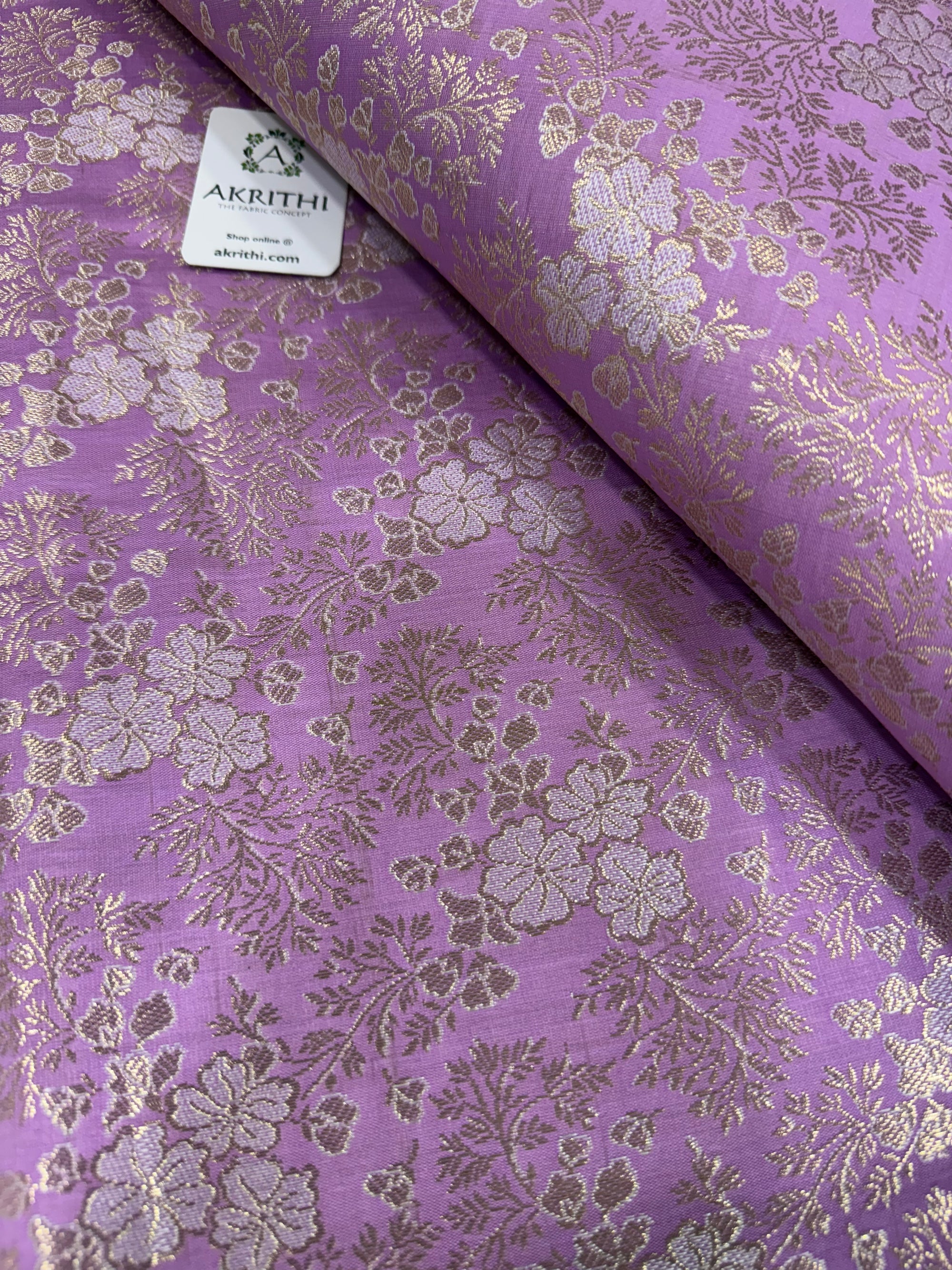 Pure Banarasi brocade fabric