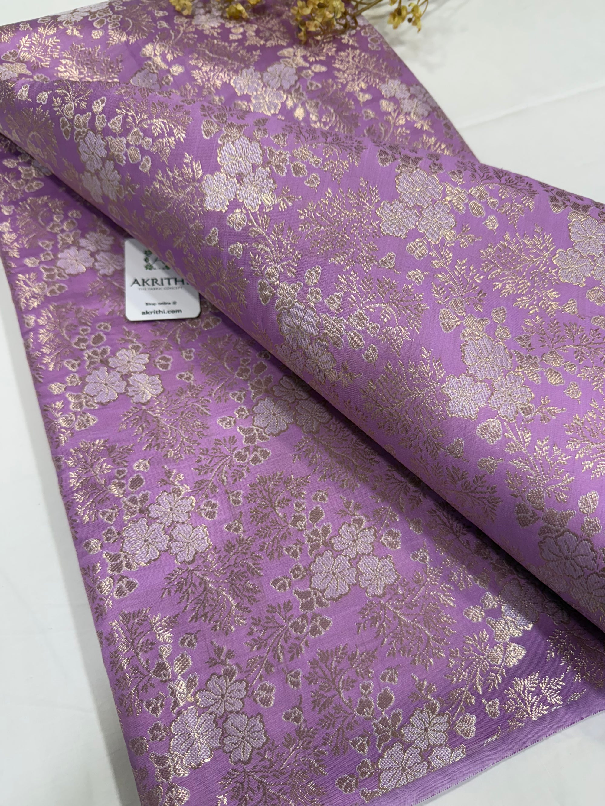 Pure Banarasi brocade fabric