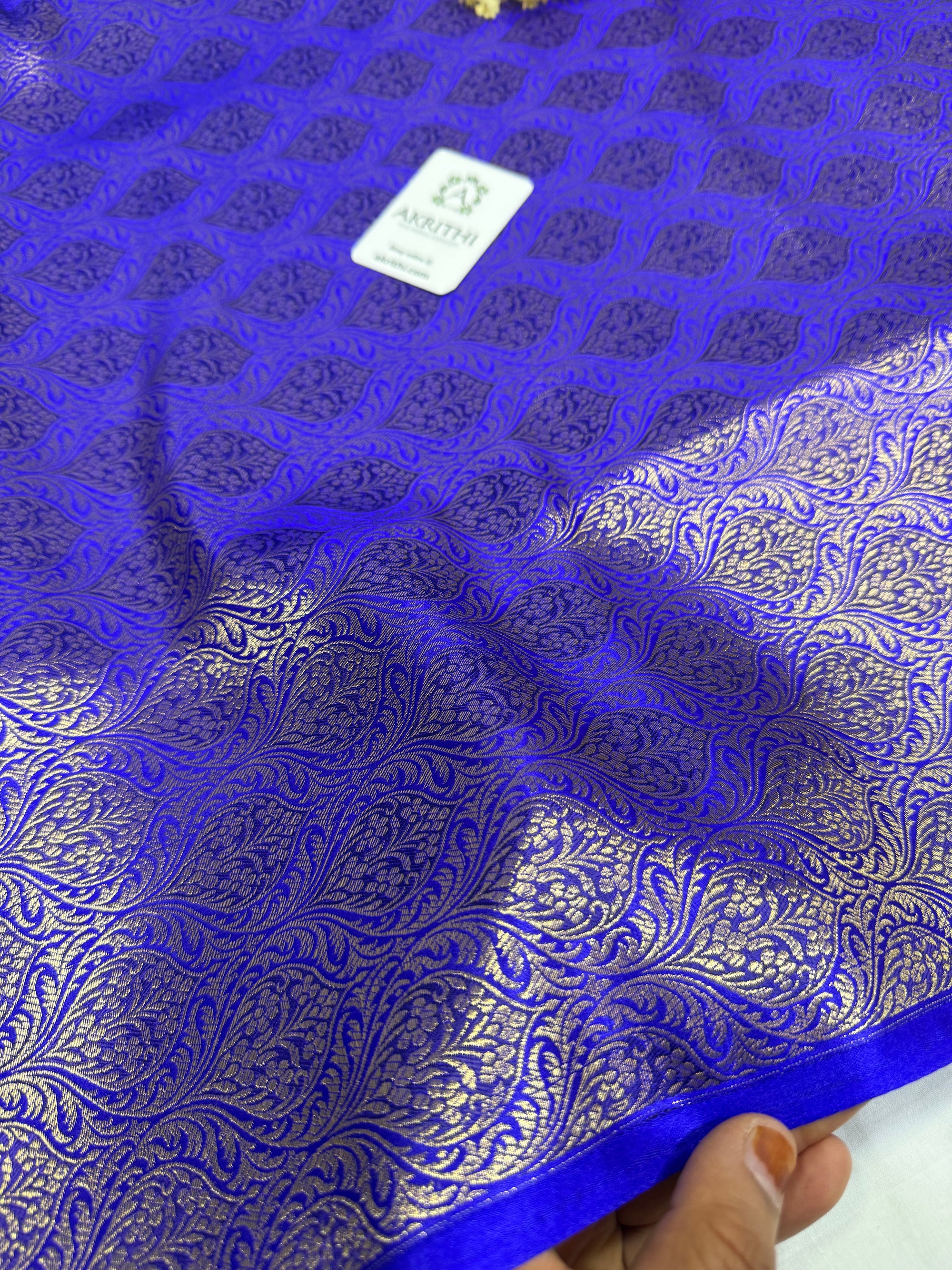 Pure Banarasi brocade fabric