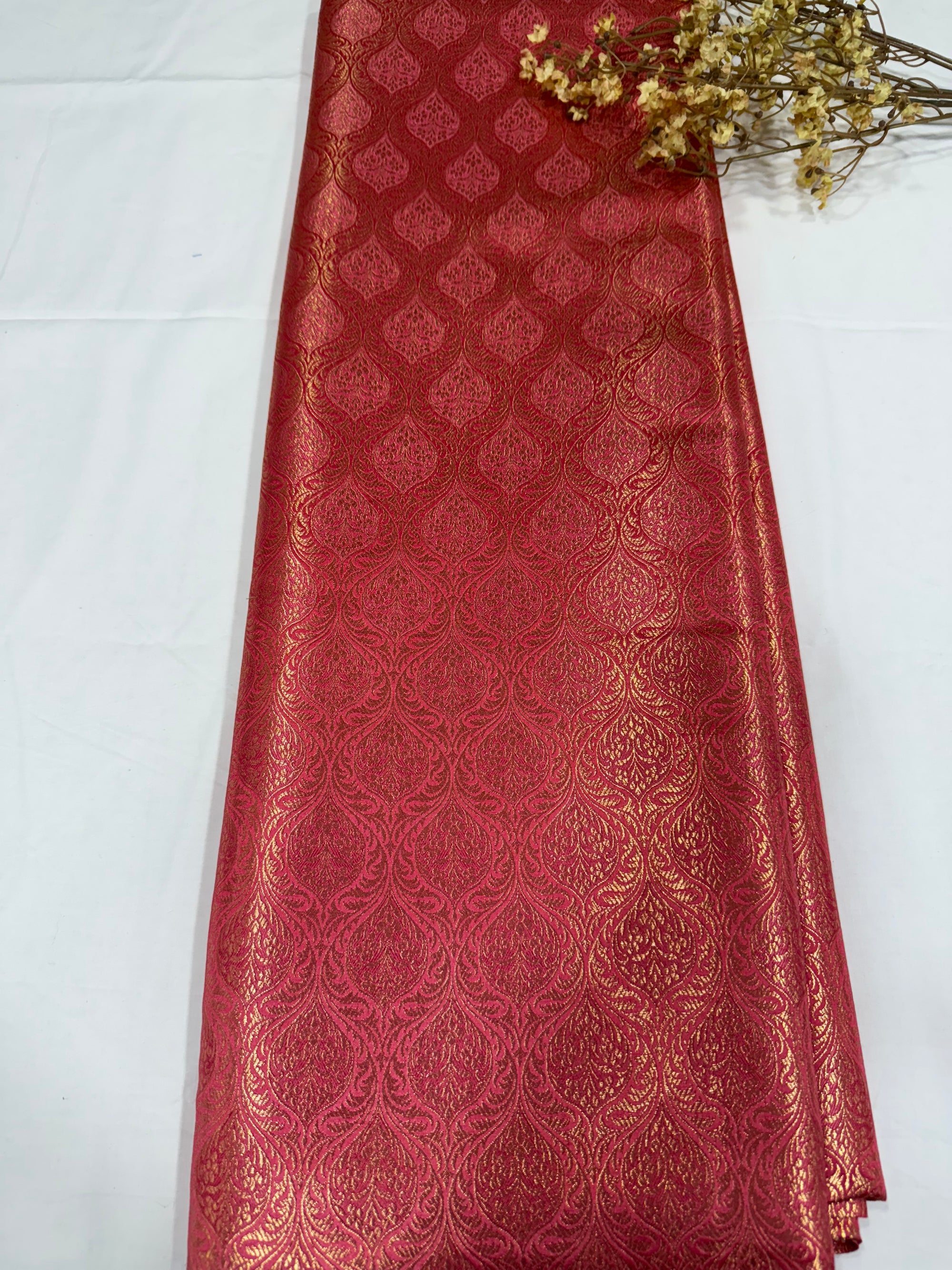 Pure Banarasi brocade fabric