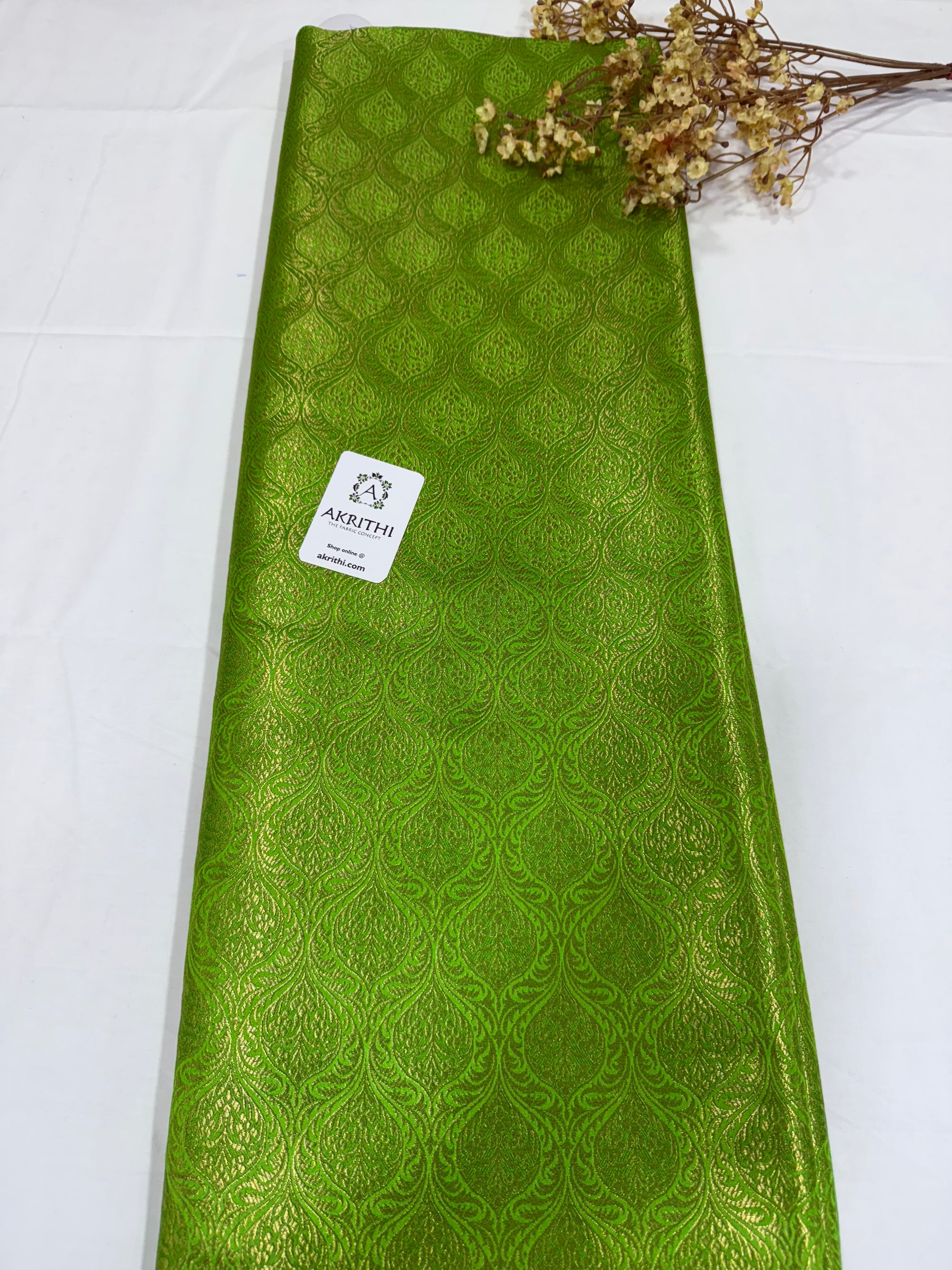 Pure Banarasi brocade fabric