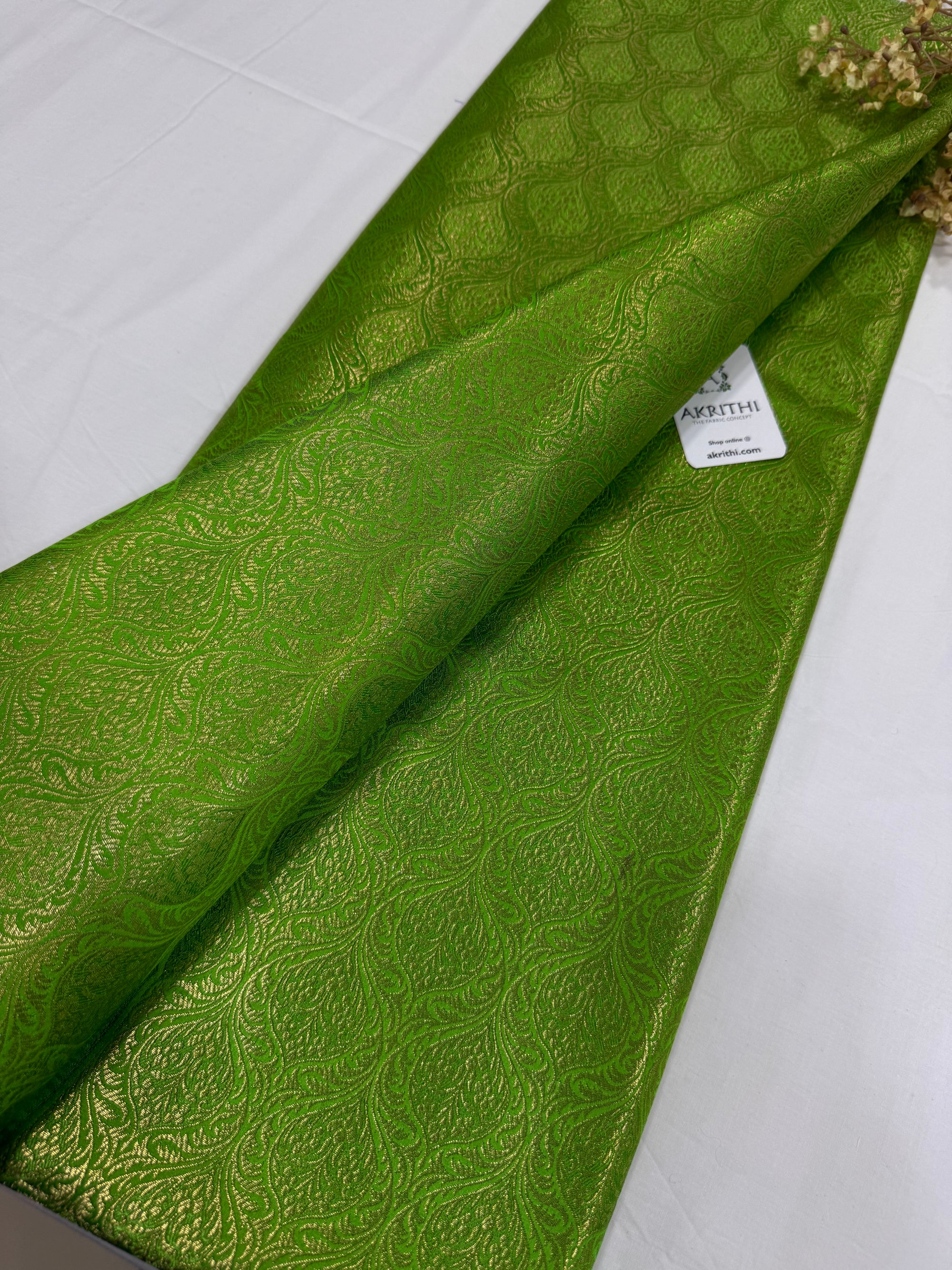 Pure Banarasi brocade fabric
