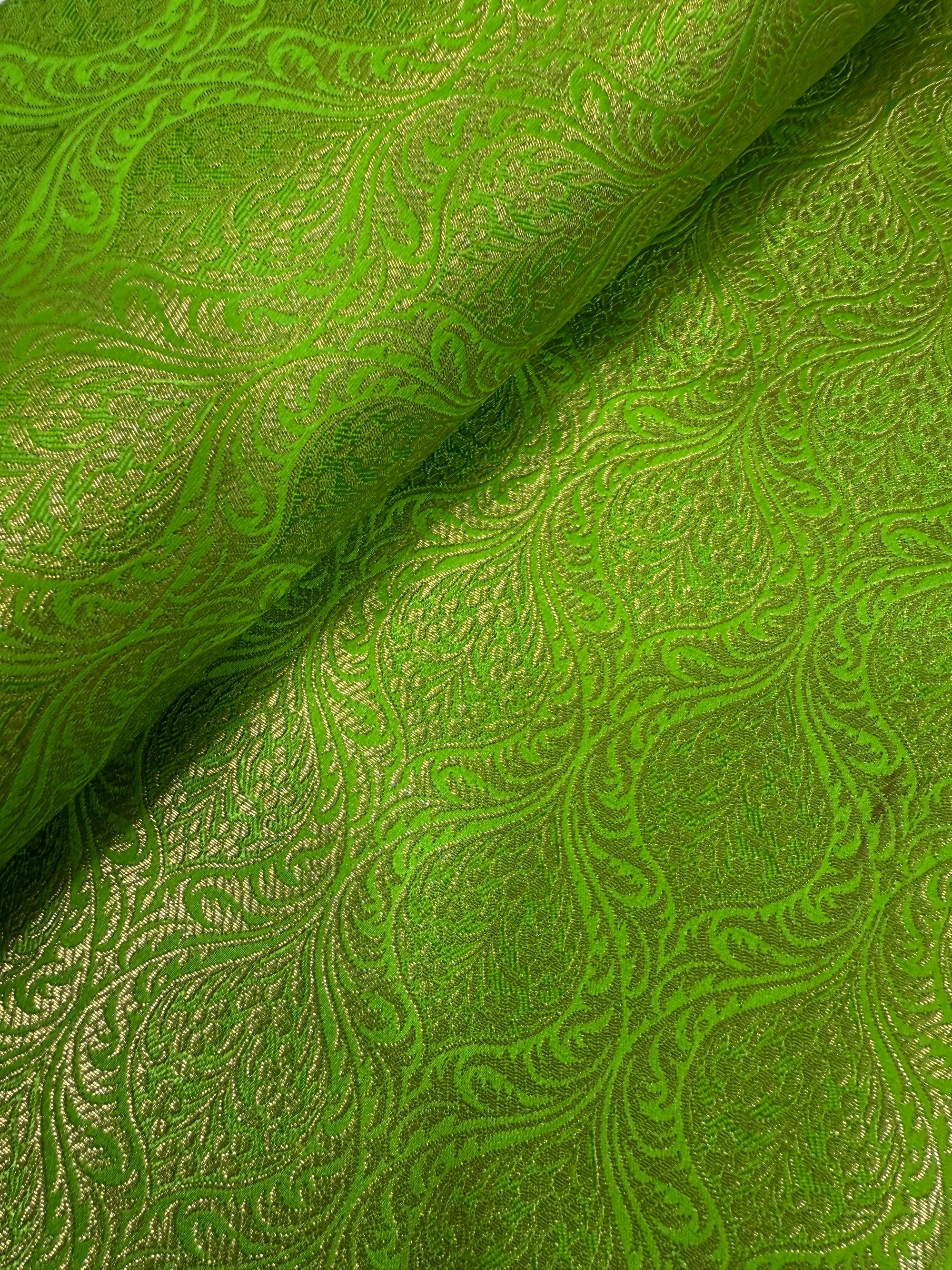 Pure Banarasi brocade fabric