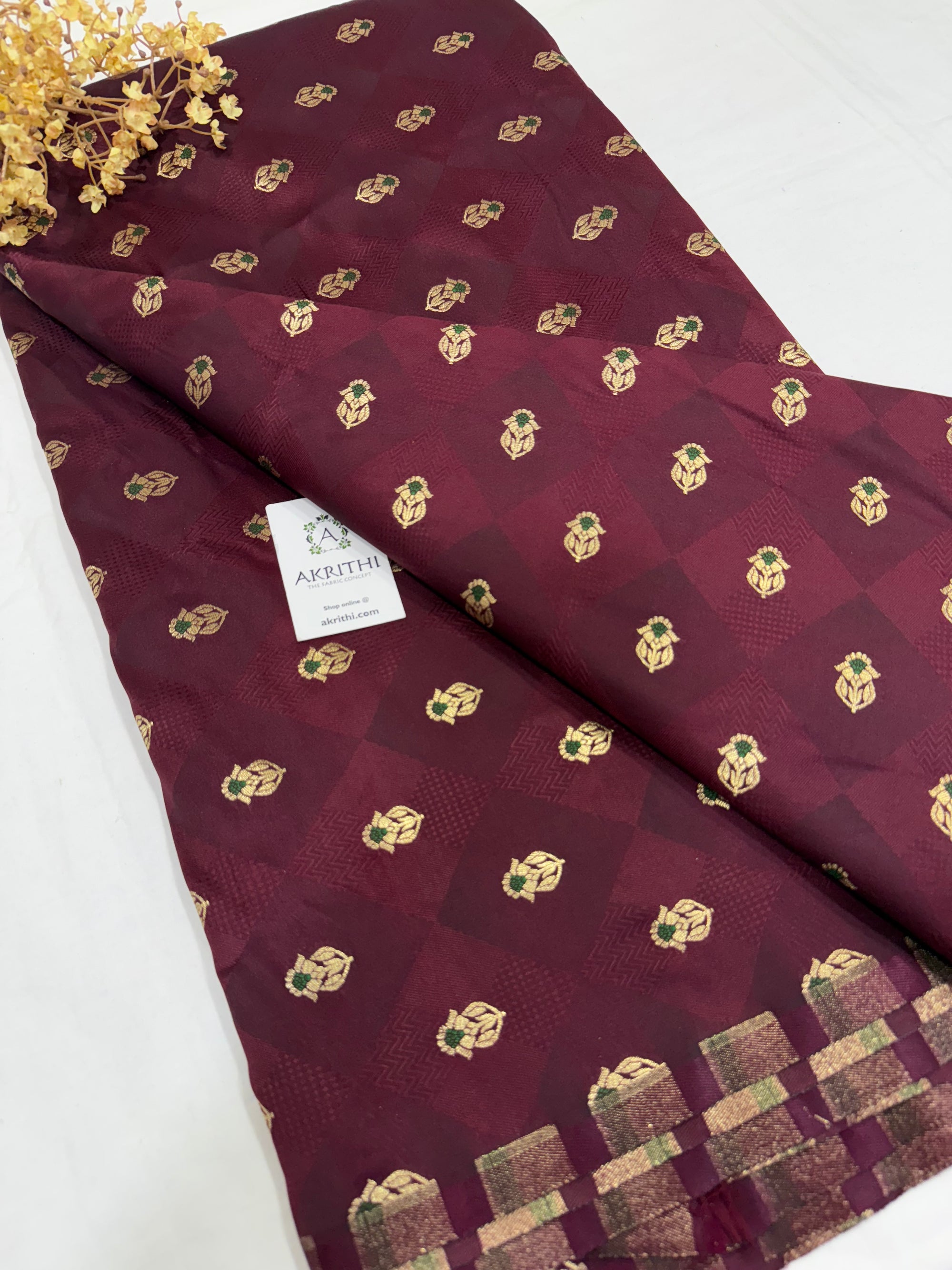Pure Banarasi brocade fabric