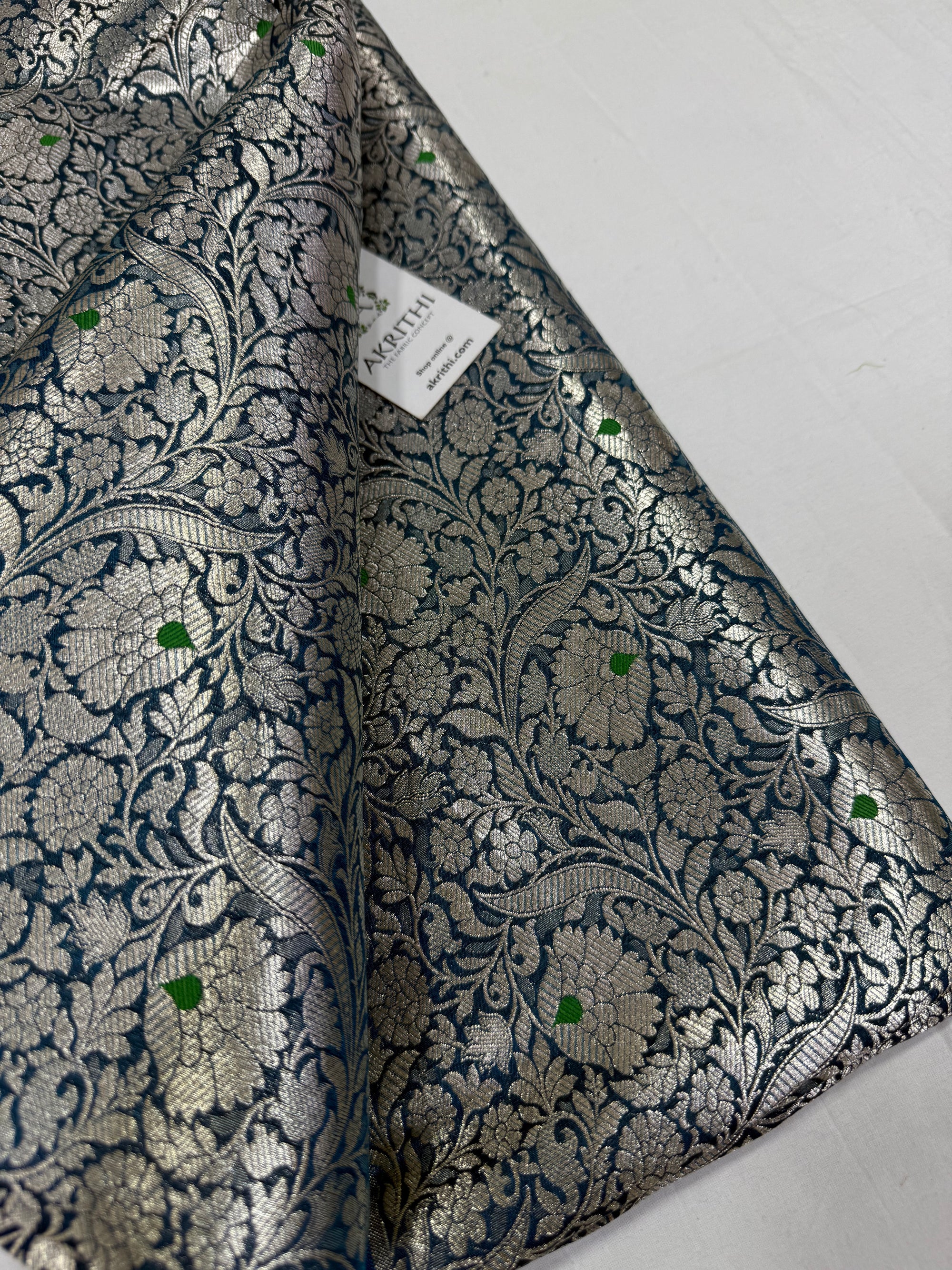 Pure Banarasi brocade fabric