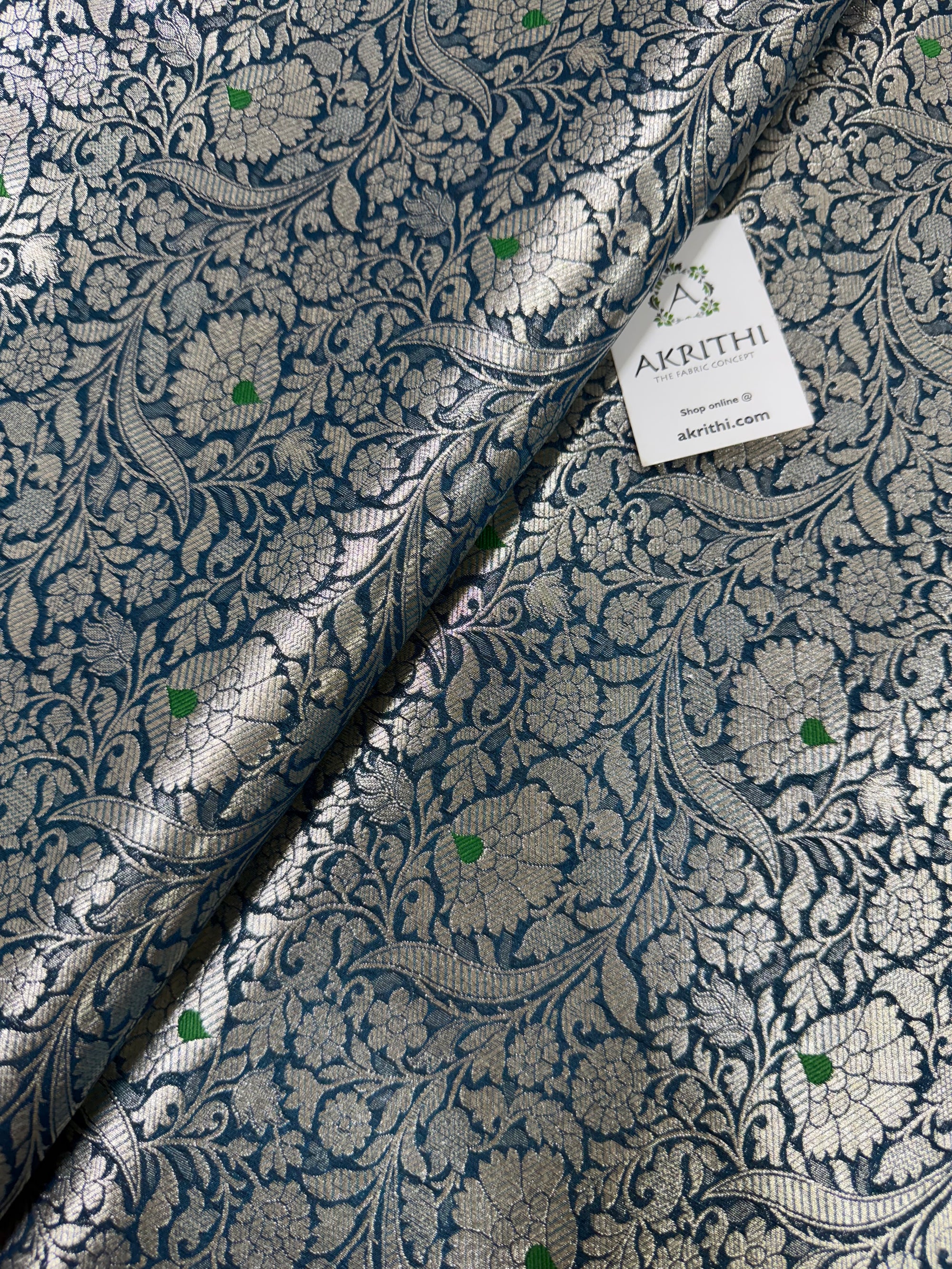 Pure Banarasi brocade fabric