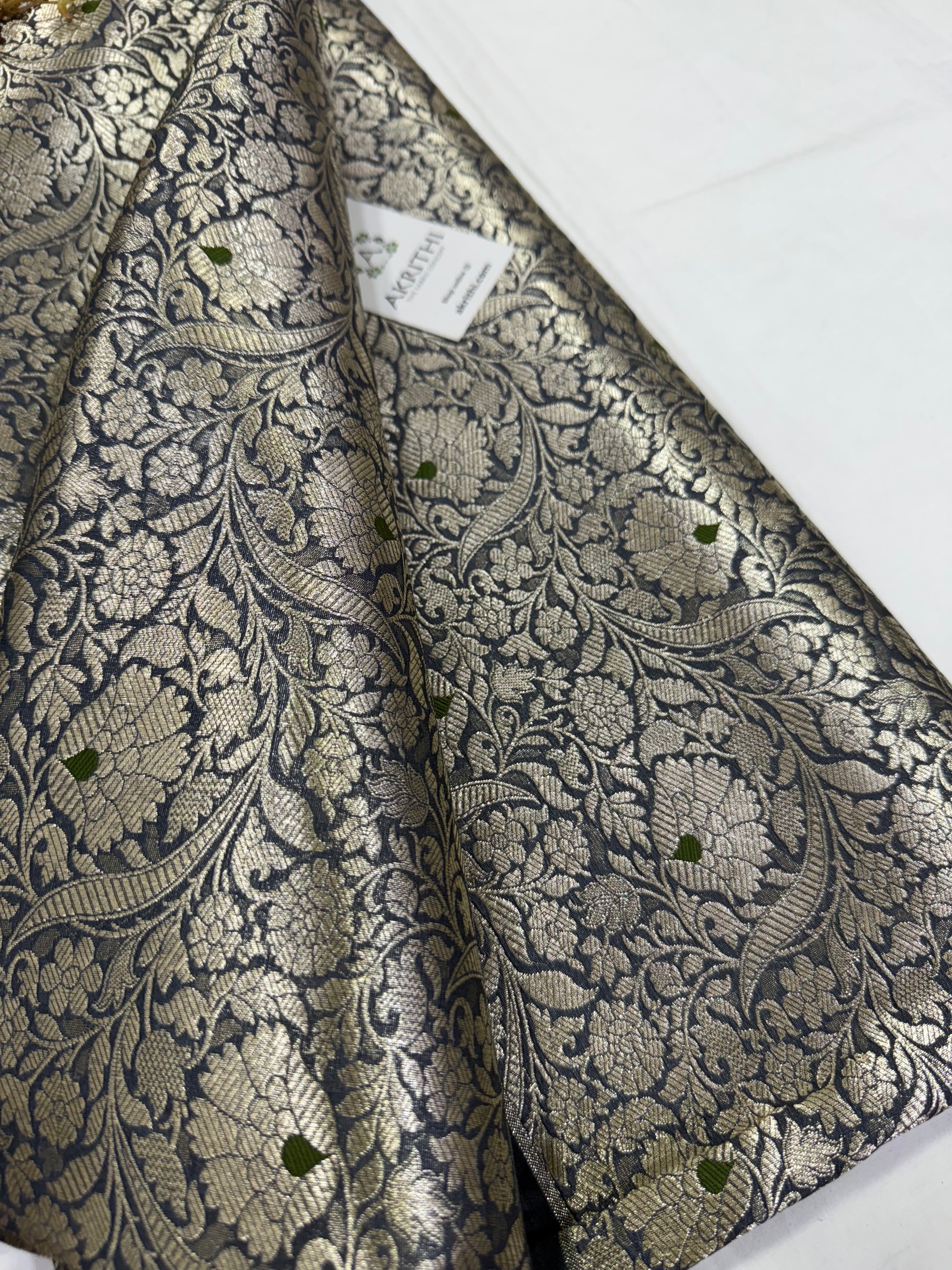 Pure Banarasi brocade fabric
