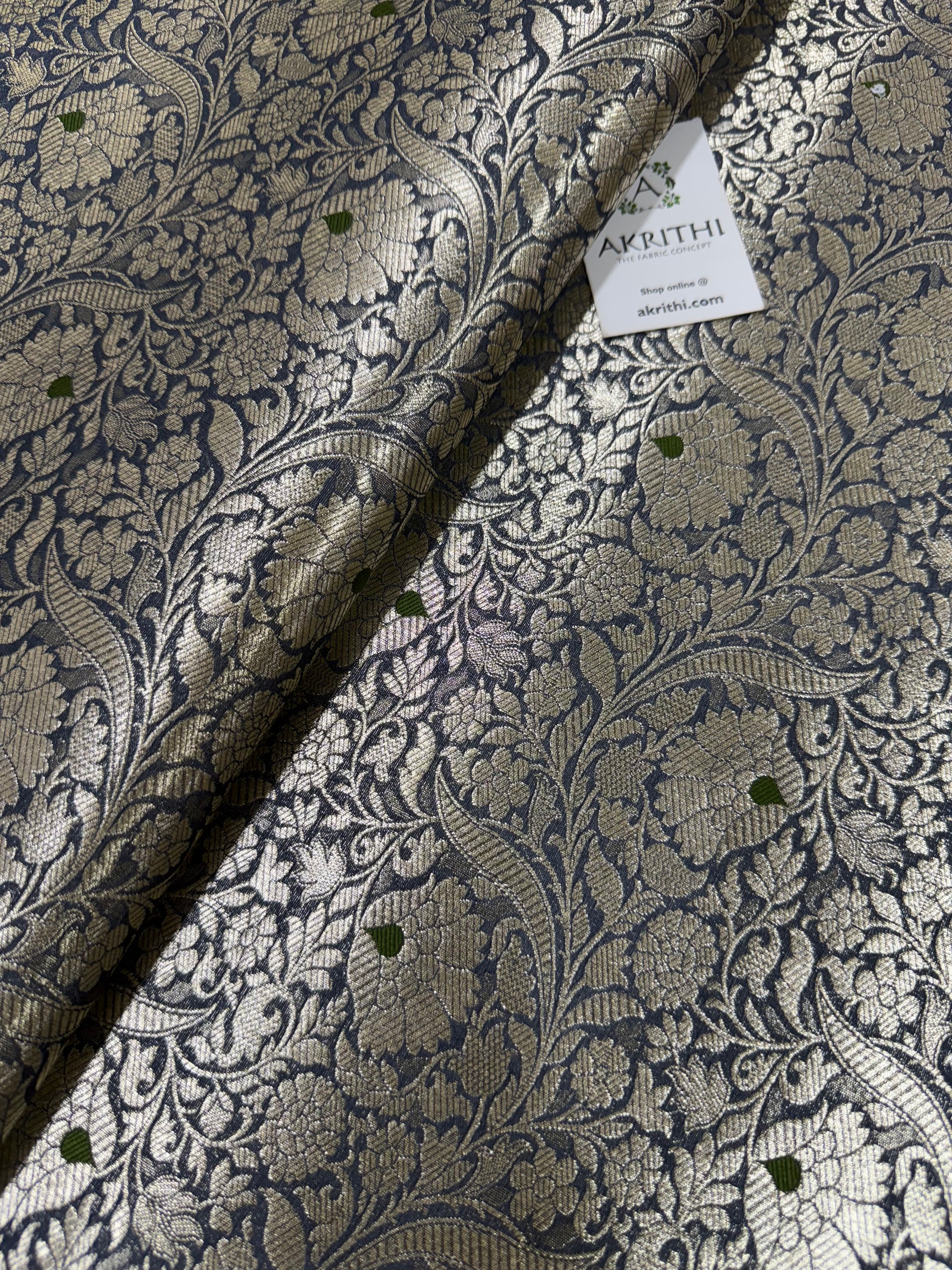 Pure Banarasi brocade fabric
