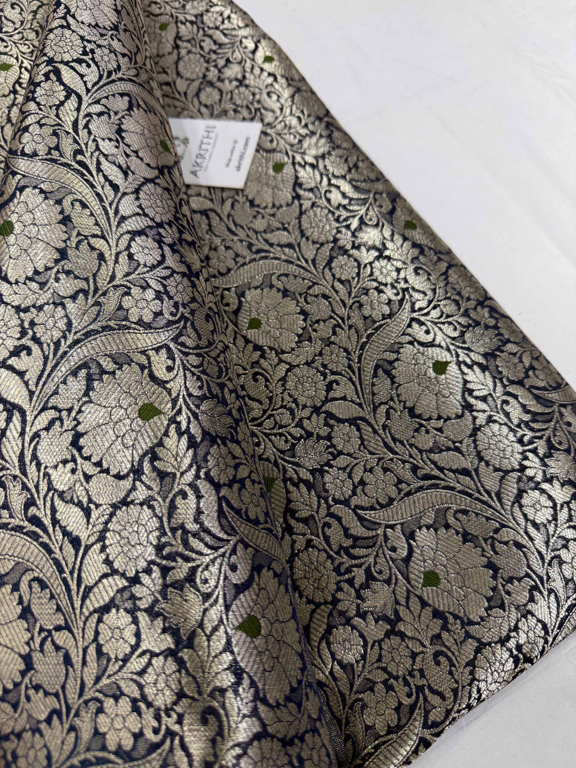 Pure Banarasi brocade fabric