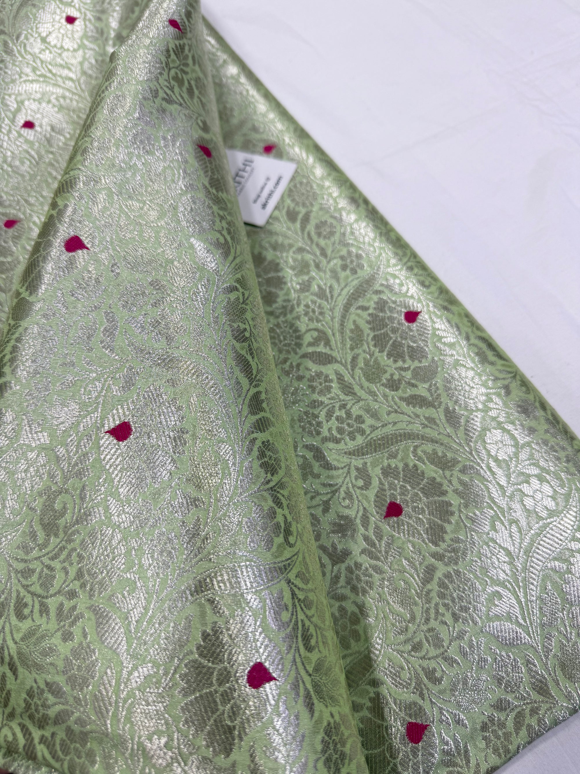 Pure Banarasi brocade fabric