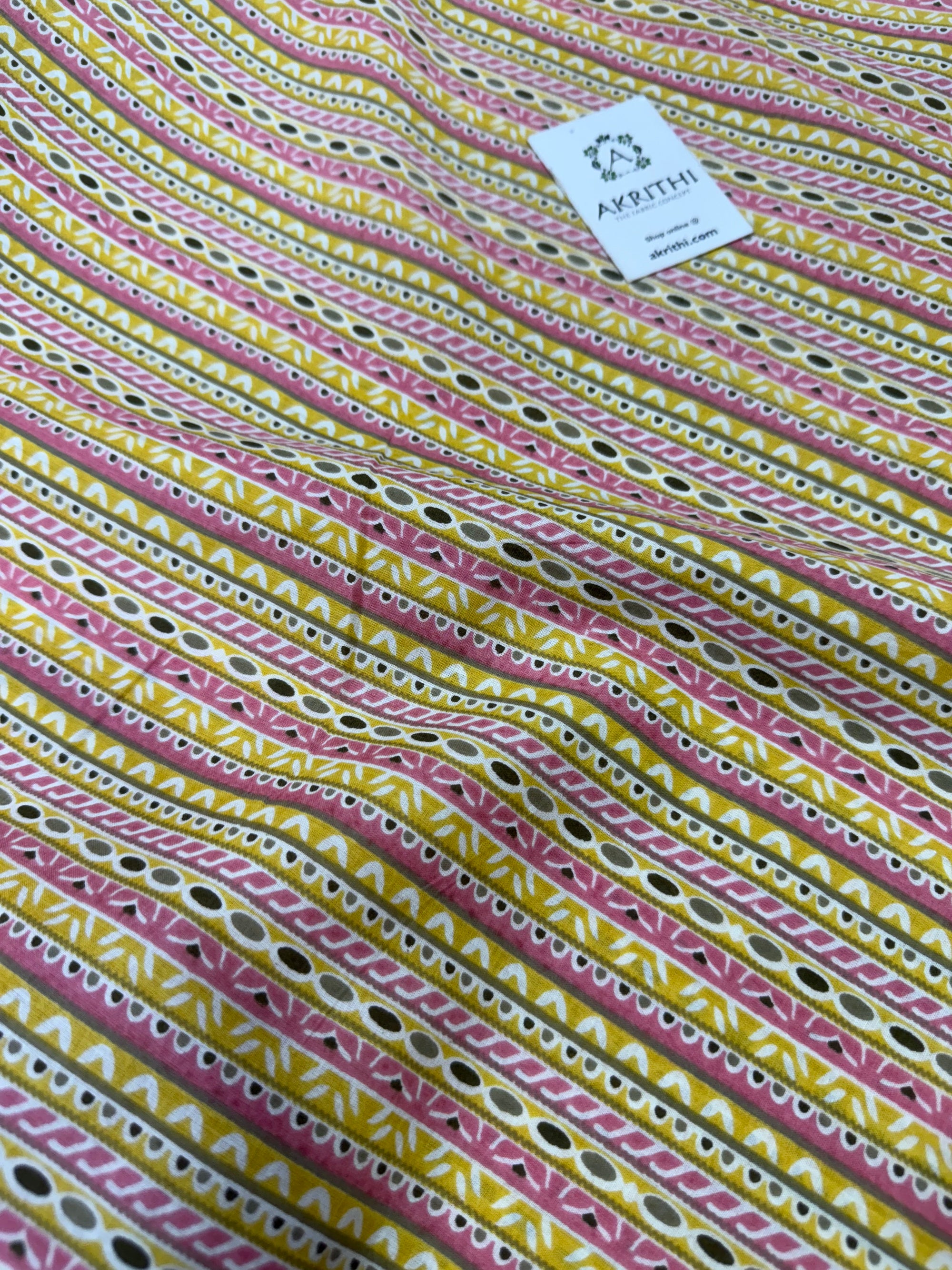 Printed pure cotton fabric