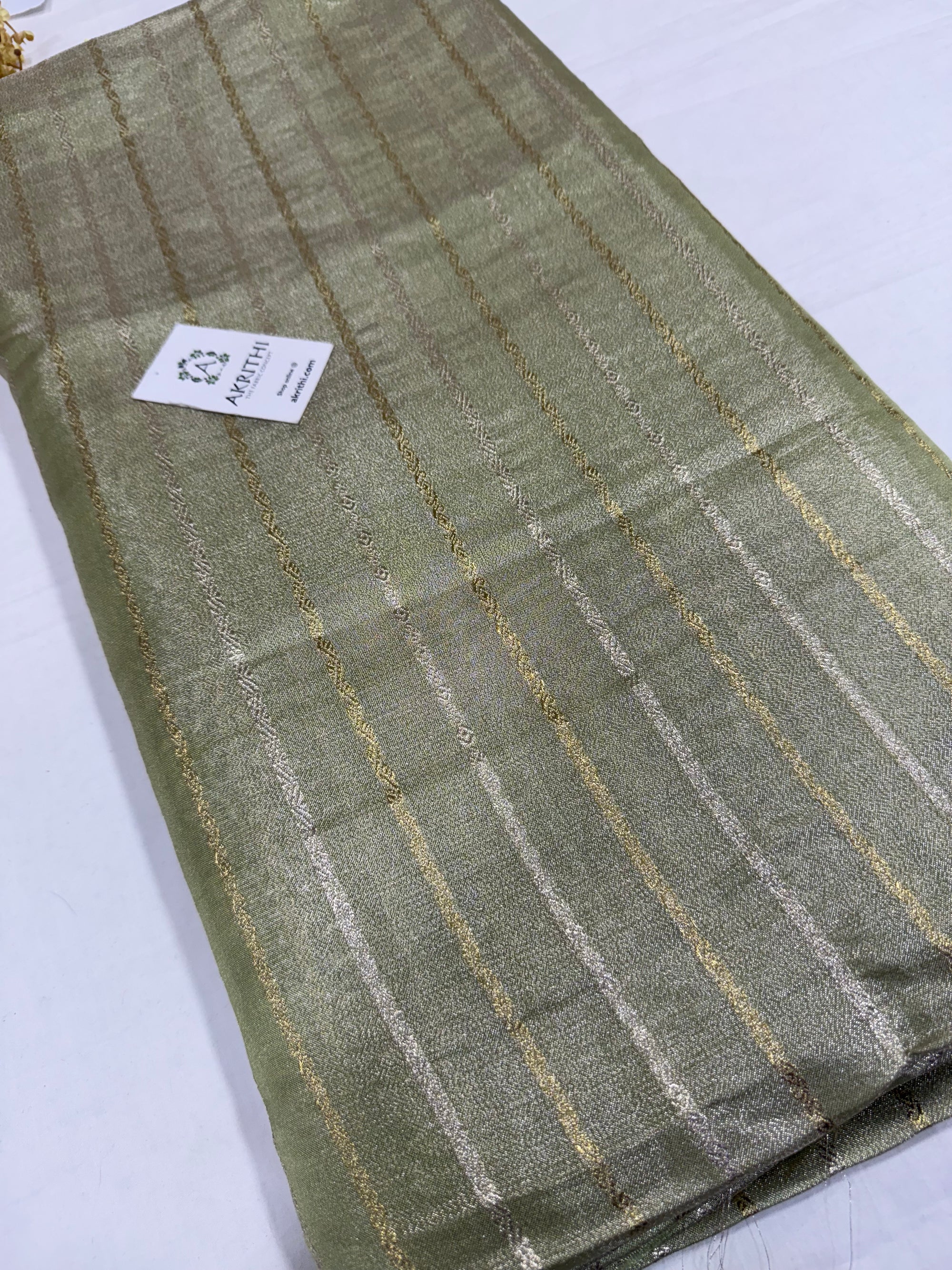 Pure Banarasi katan tissue fabric