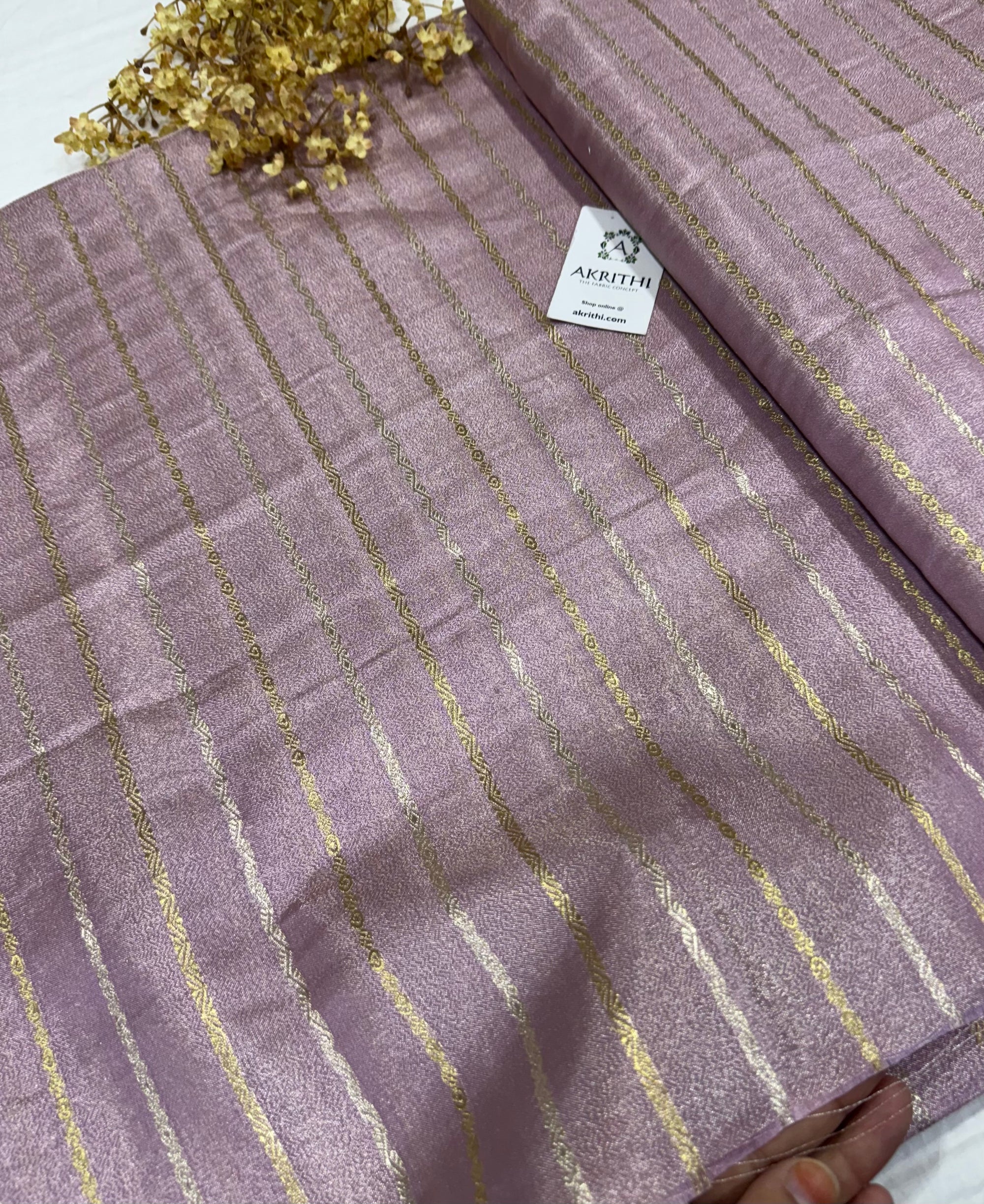 Pure Banarasi katan tissue fabric