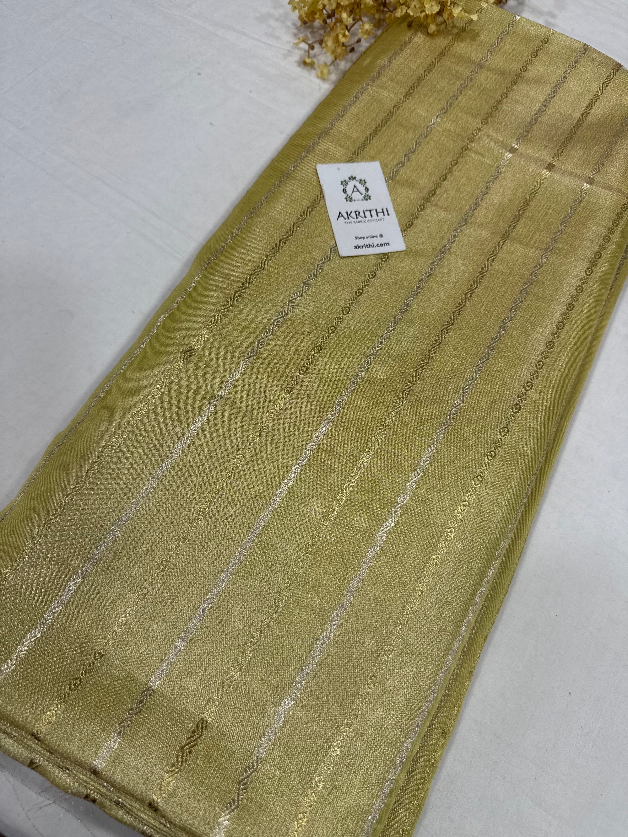 Pure Banarasi katan tissue fabric
