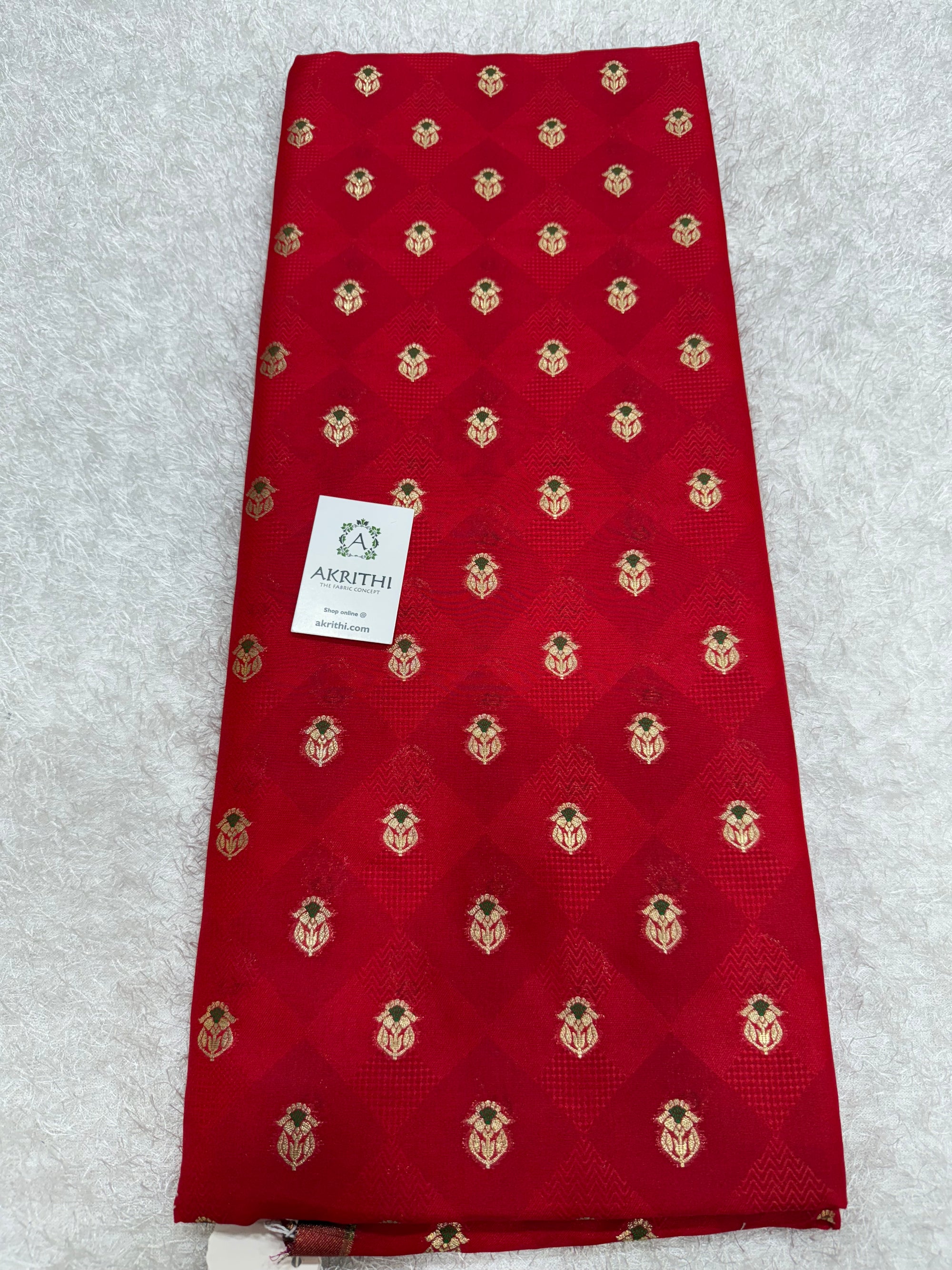 Pure Banarasi brocade fabric