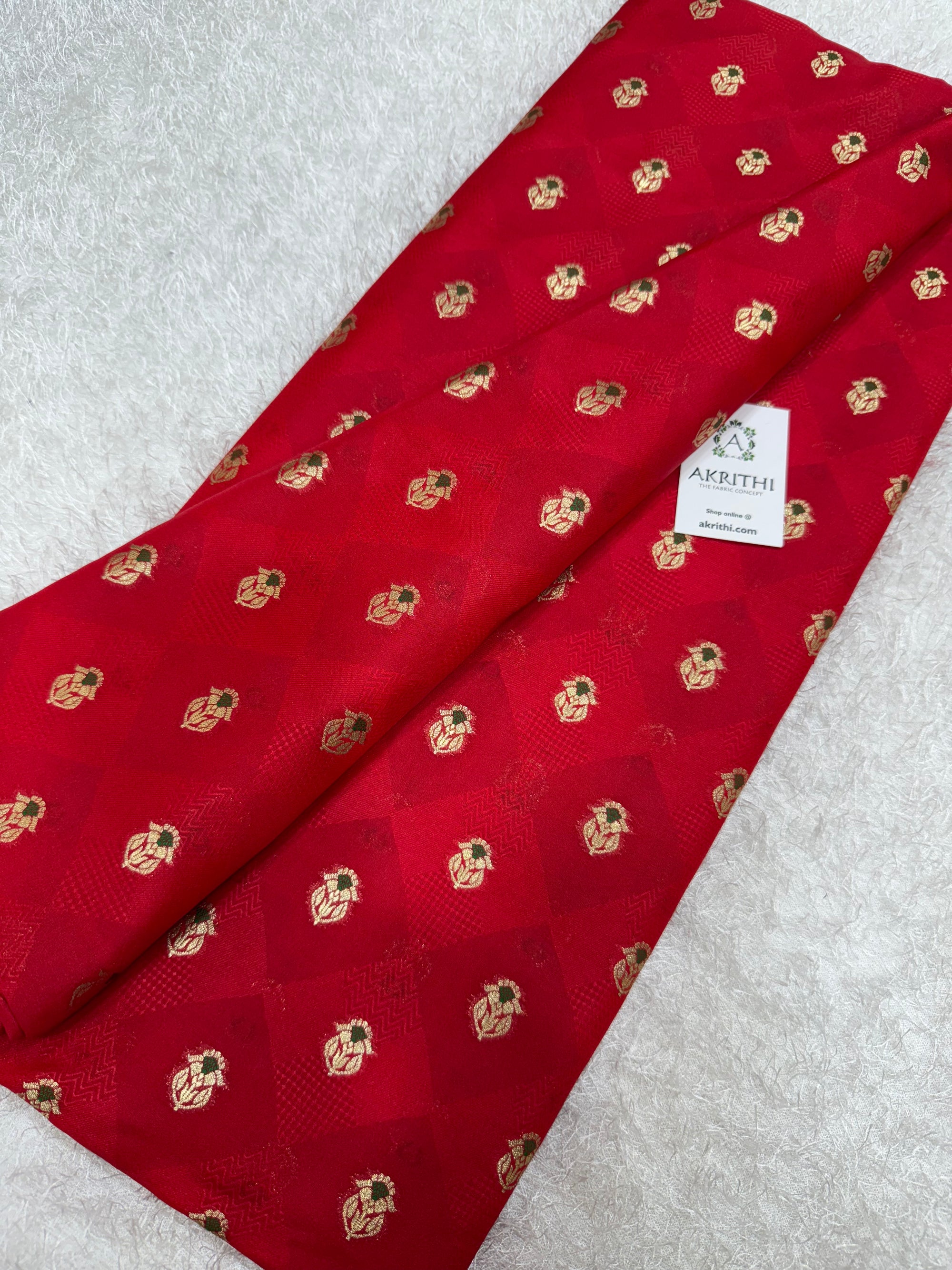 Pure Banarasi brocade fabric